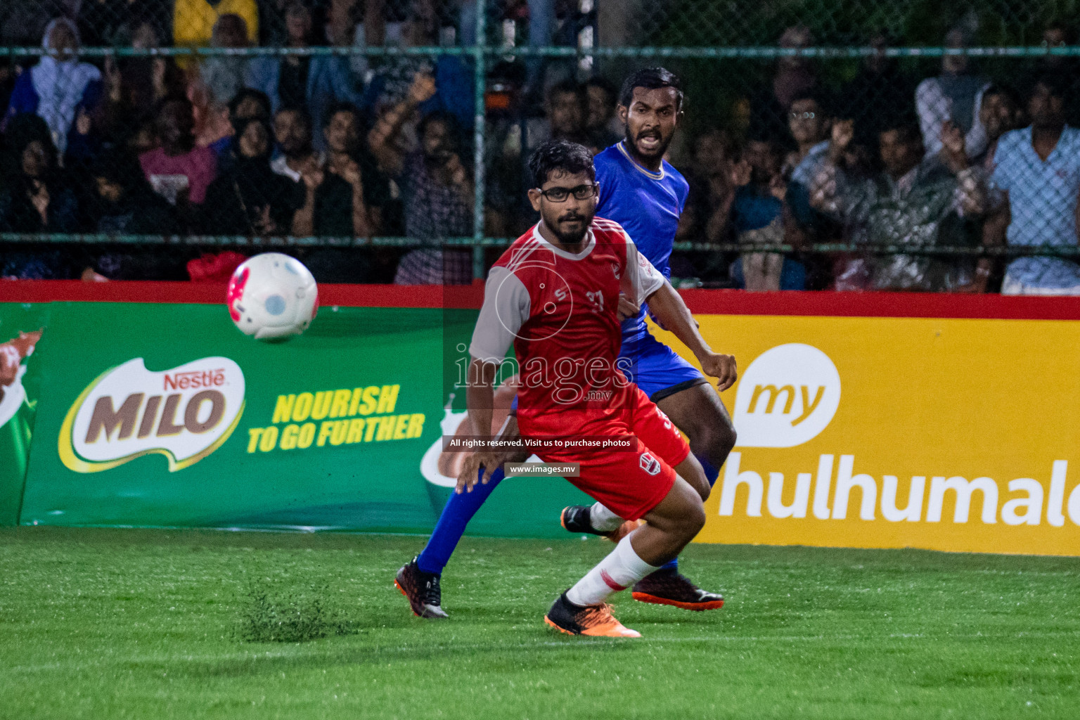 Customs RC vs Club Aasandha in Club Maldives Cup 2022 was held in Hulhumale', Maldives on Saturday, 15th October 2022. Photos: Hassan Simah/ images.mv