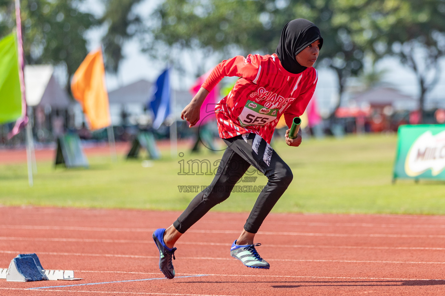 Day 4 of MILO Athletics Association Championship was held on Friday, 8th March 2024 in Male', Maldives. Photos: Hasna Hussain