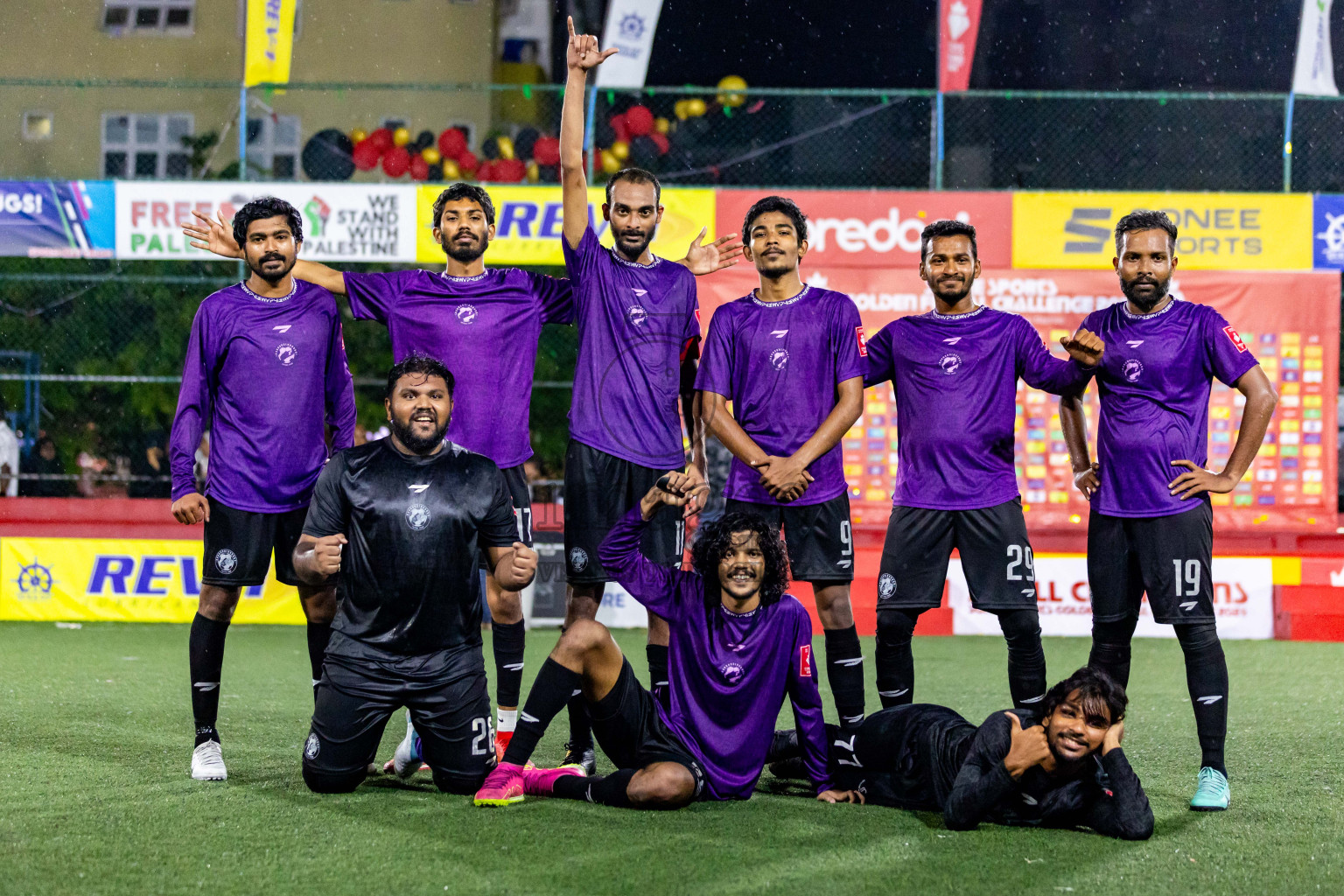 GA Kanduhulhudhoo vs GA Gemanafushi in Day 27 of Golden Futsal Challenge 2024 was held on Saturday , 10th February 2024 in Hulhumale', Maldives Photos: Nausham Waheed / images.mv