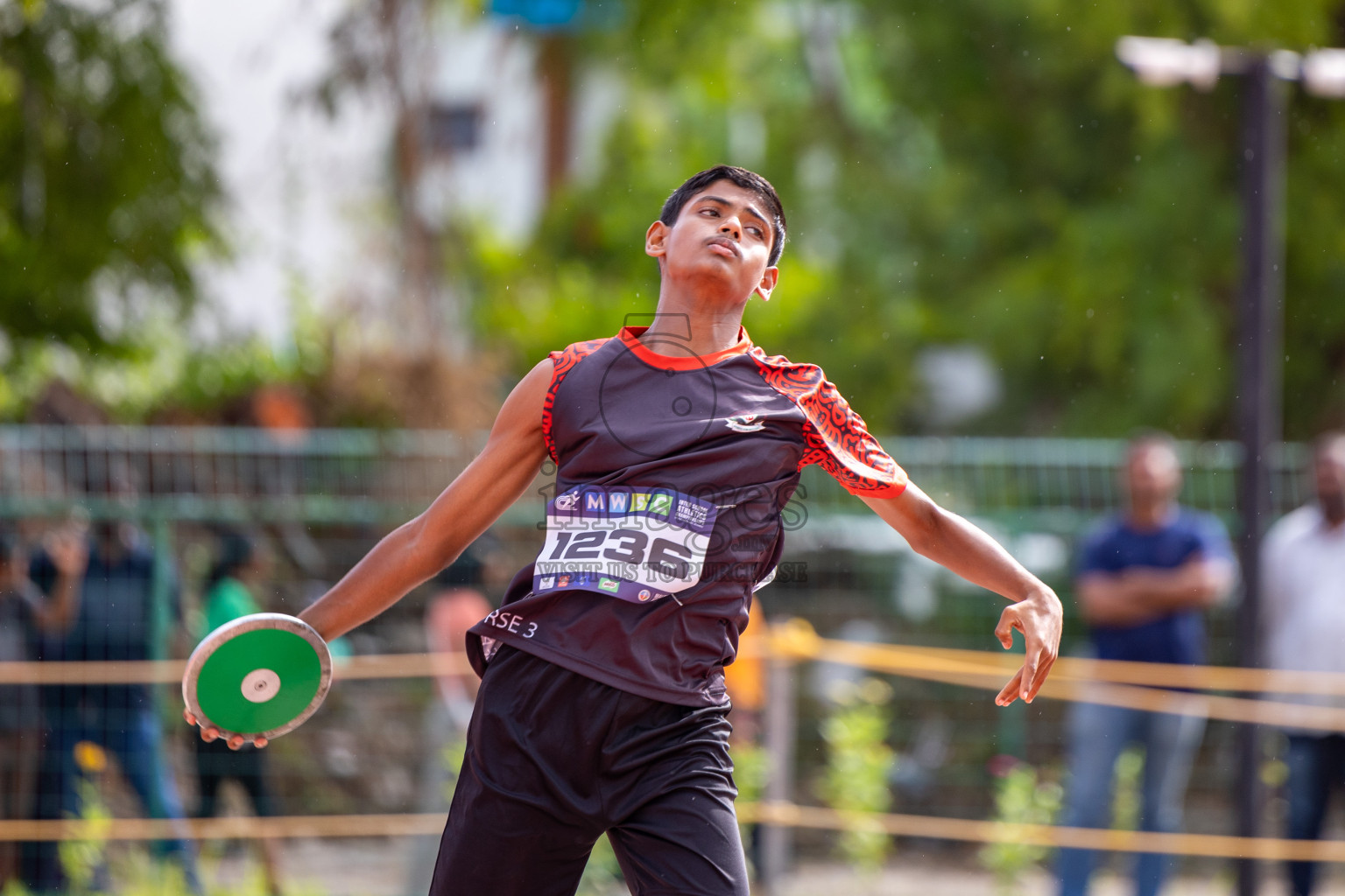 Day 1 of MWSC Interschool Athletics Championships 2024 held in Hulhumale Running Track, Hulhumale, Maldives on Saturday, 9th November 2024. 
Photos by: Ismail Thoriq, Hassan Simah / Images.mv