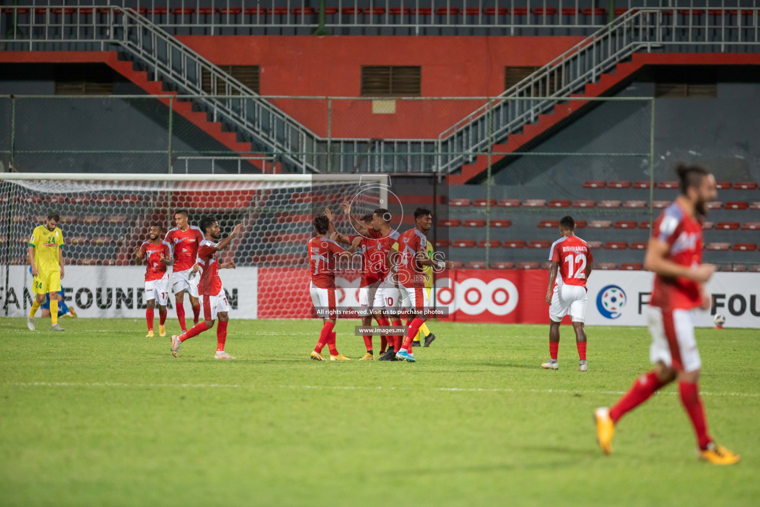 AFC Cup 2021 - Bashundhara Kings vs Maziya SRC in Male', Maldives on 18 August 2021.