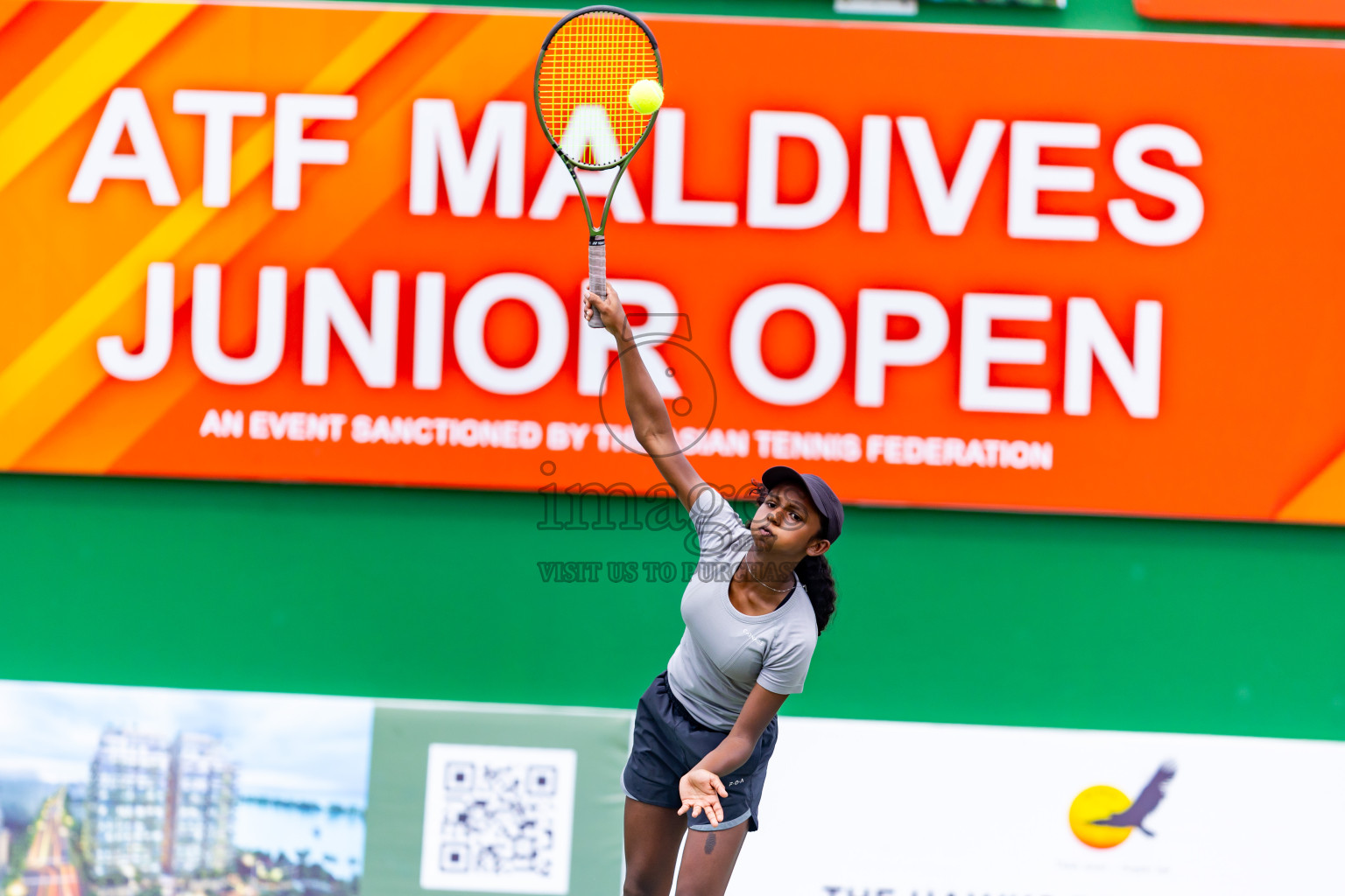 Day 5 of ATF Maldives Junior Open Tennis was held in Male' Tennis Court, Male', Maldives on Monday, 16th December 2024. Photos: Nausham Waheed/ images.mv