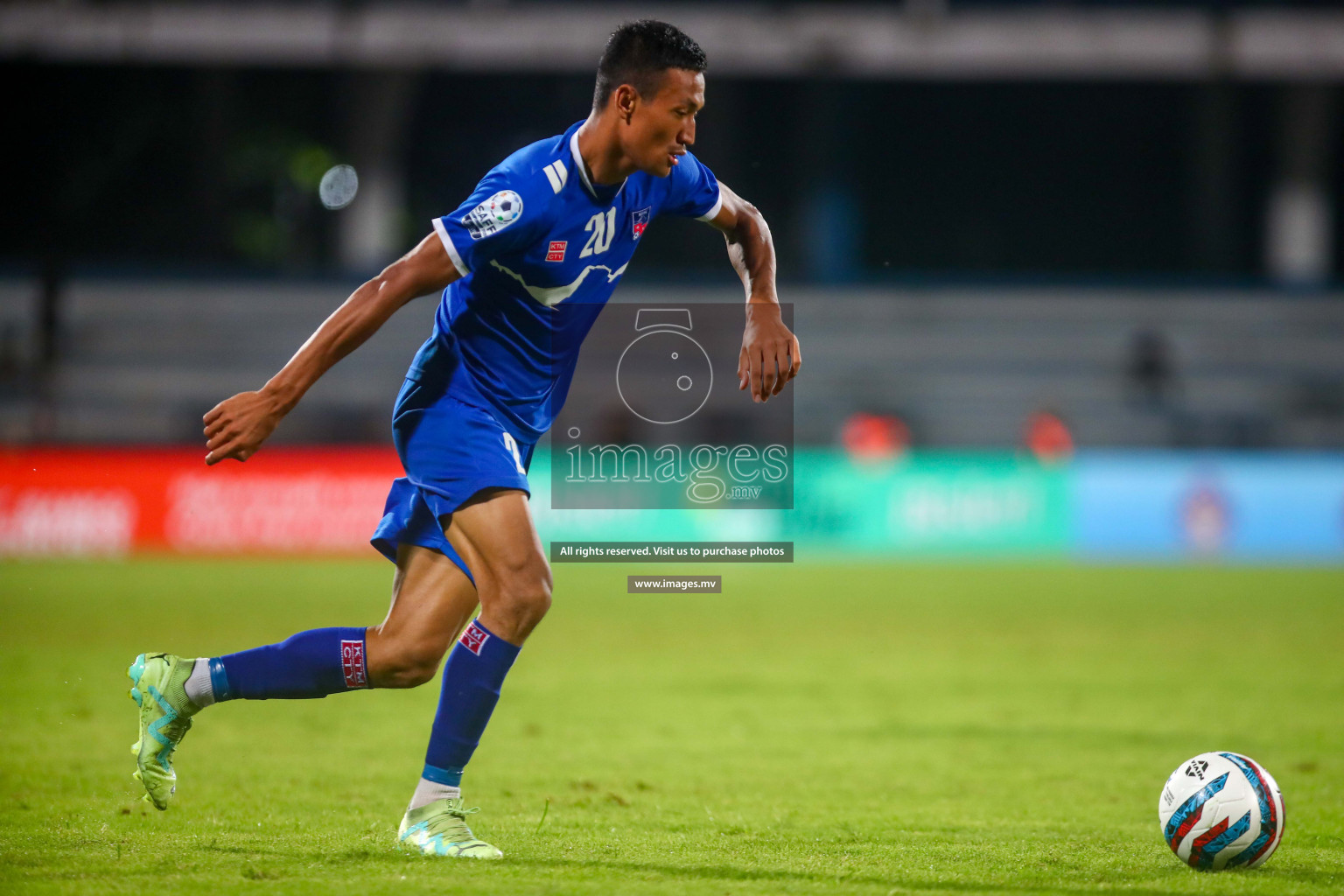 Nepal vs India in SAFF Championship 2023 held in Sree Kanteerava Stadium, Bengaluru, India, on Saturday, 24th June 2023. Photos: Nausham Waheed / images.mv