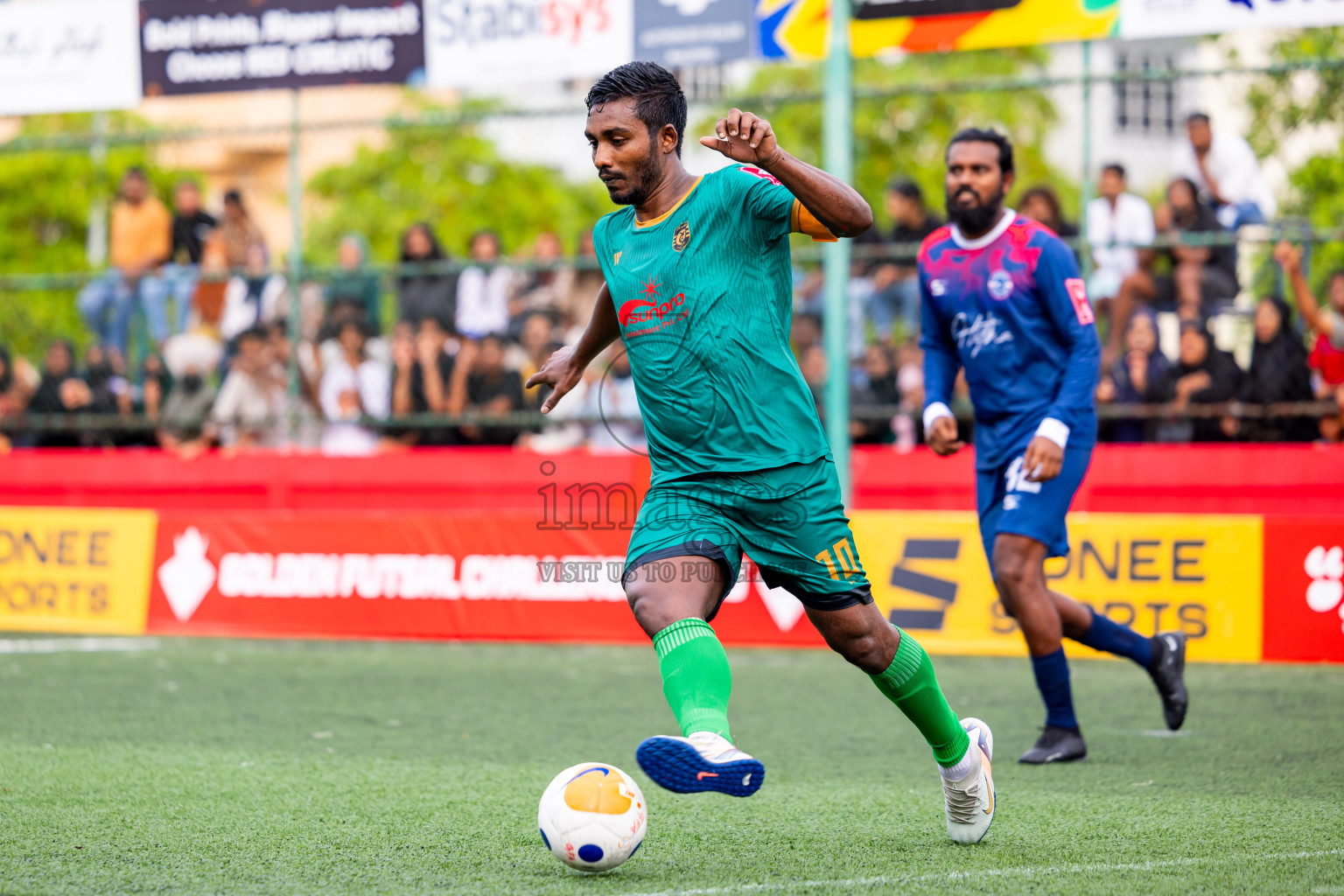 ADh Omadhoo VS ADh Mandhoo in Day 6 of Golden Futsal Challenge 2025 on Friday, 6th January 2025, in Hulhumale', Maldives Photos: Nausham Waheed / images.mv