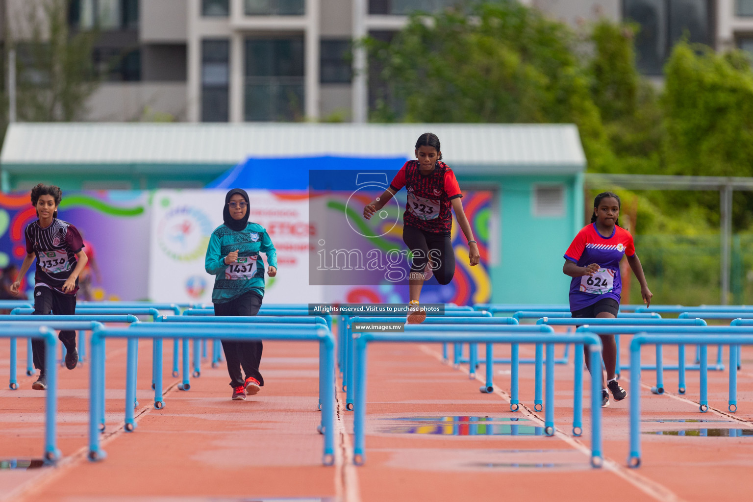 Day two of Inter School Athletics Championship 2023 was held at Hulhumale' Running Track at Hulhumale', Maldives on Sunday, 15th May 2023. Photos: Shuu/ Images.mv