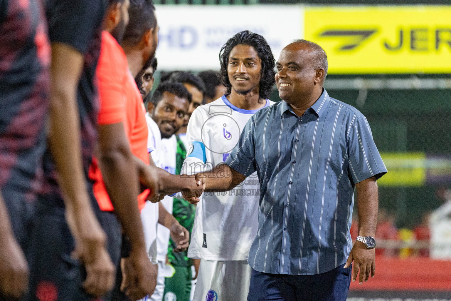 HA. Ihavandhoo vs HA. Muraidhoo in Day 1 of Golden Futsal Challenge 2024 was held on Monday, 15th January 2024, in Hulhumale', Maldives Photos: Nausham Waheed  / images.mv