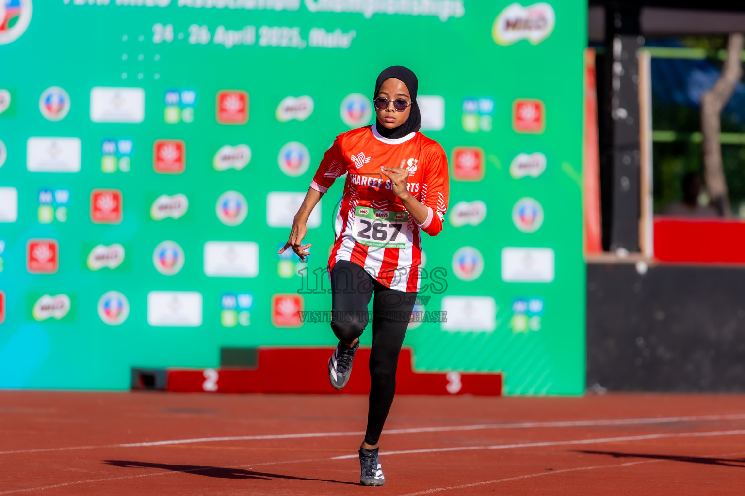 Day 1 of 12th Milo Association Championships was held in Ekuveni Track at Male', Maldives on Thursday, 24th April 2025. Photos: Nausham Waheed / images.mv