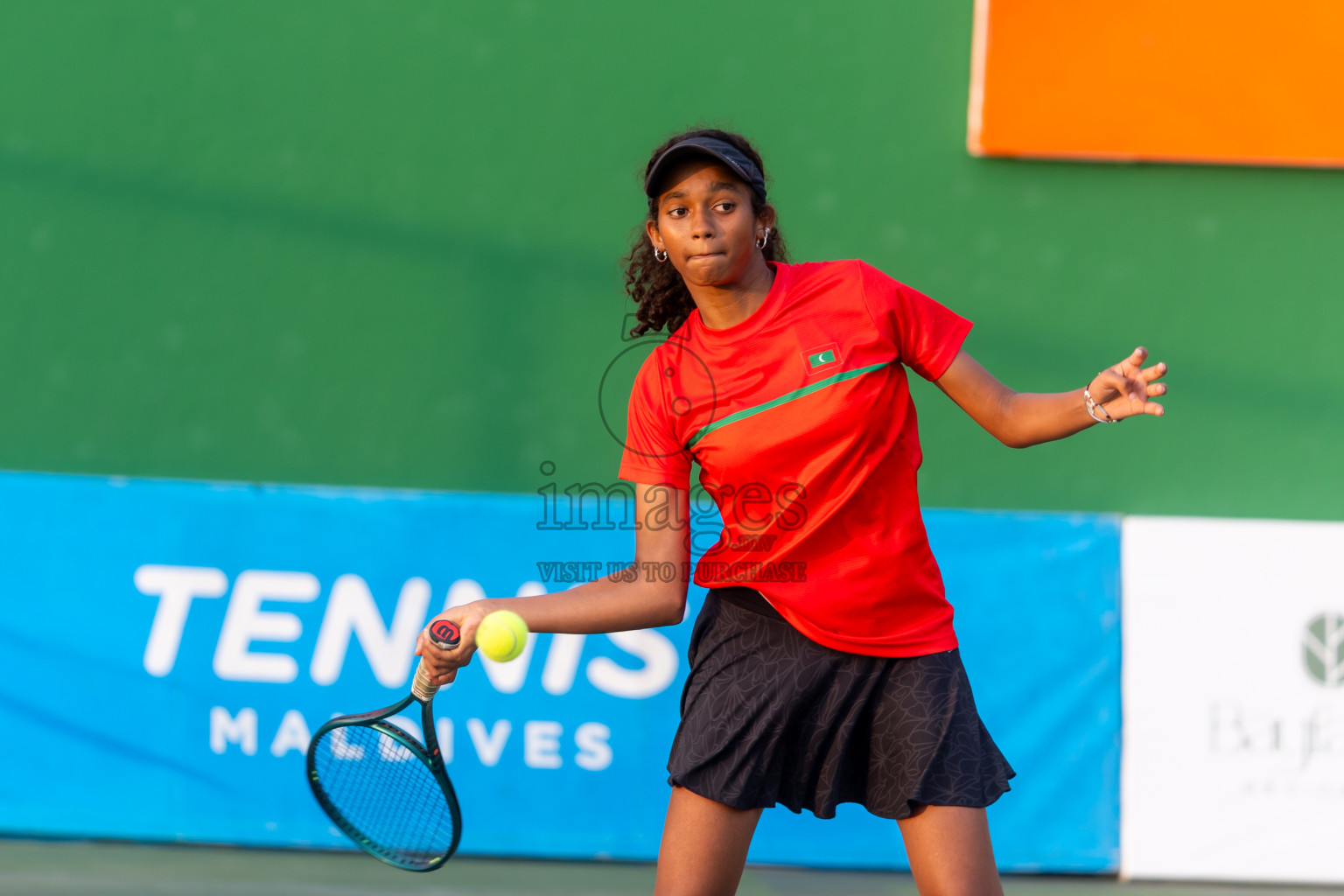 Day 4 of ATF Maldives Junior Open Tennis was held in Male' Tennis Court, Male', Maldives on Thursday, 12th December 2024. Photos: Nausham Waheed/ images.mv