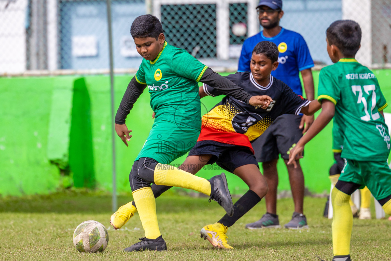 Day 1 of MILO Academy Championship 2024 - U12 was held at Henveiru Grounds in Male', Maldives on Thursday, 4th July 2024. Photos: Shuu Abdul Sattar / images.mv