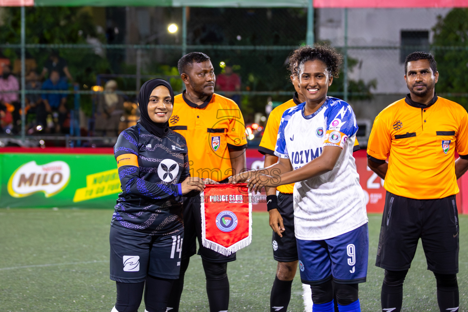 POLICE CLUB vs TEAM DHARUMAVANTHA in Eighteen Thirty 2024 held in Rehendi Futsal Ground, Hulhumale', Maldives on Monday, 9th September 2024. Photos: Mohamed Mahfooz Moosa / images.mv