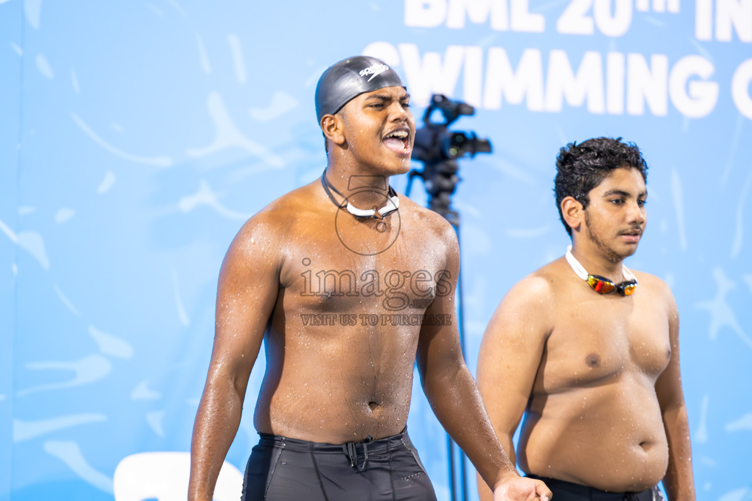 Day 2 of 20th BML Inter-school Swimming Competition 2024 held in Hulhumale', Maldives on Sunday, 13th October 2024. Photos: Ismail Thoriq / images.mv