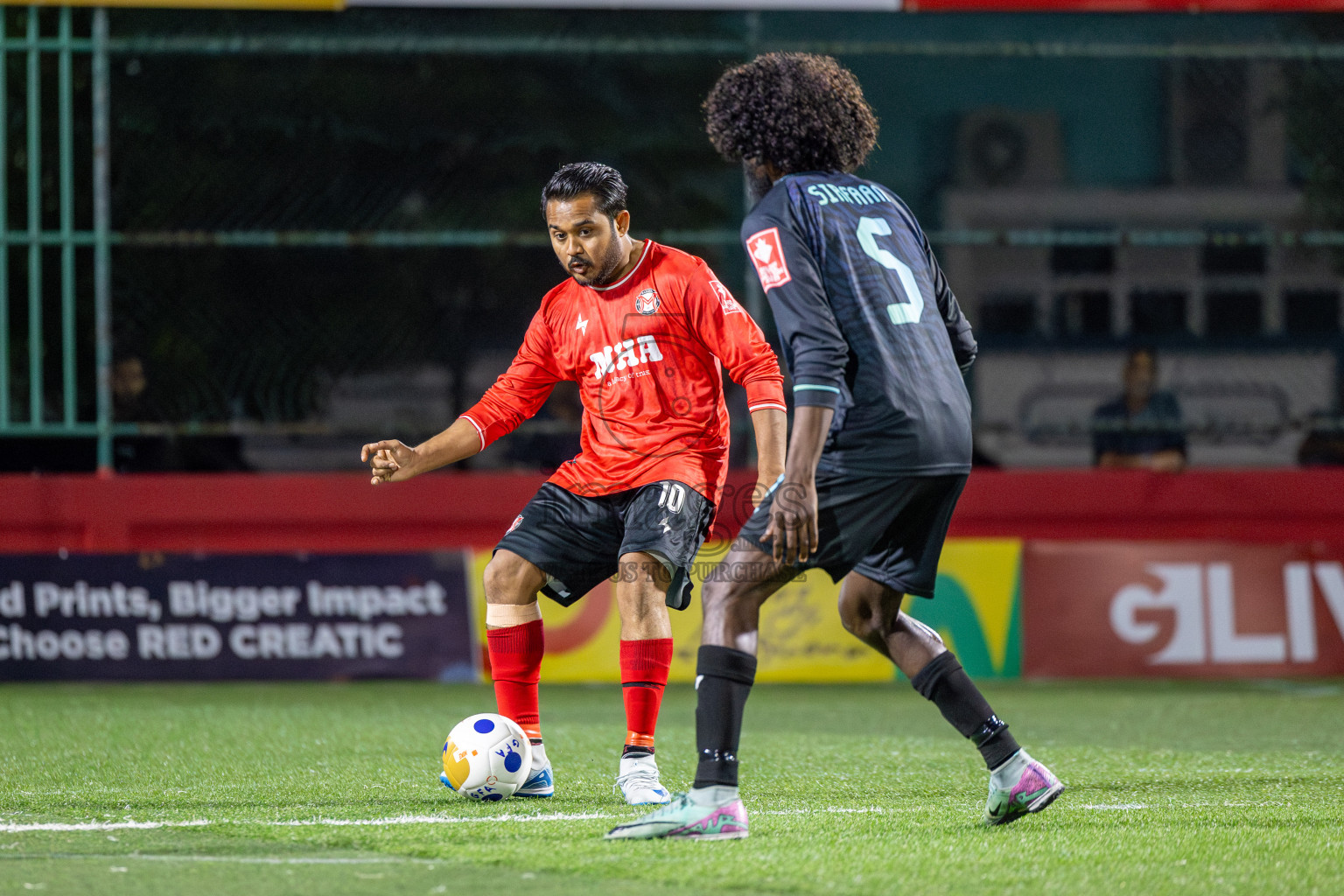 Sh Maroshi vs Sh Feydhoo in Day 11 of Golden Futsal Challenge 2025 was held on Wednesday, 15th January 2025, in Hulhumale', Maldives Photos: Mohamed Mahfooz Moosa / images.mv