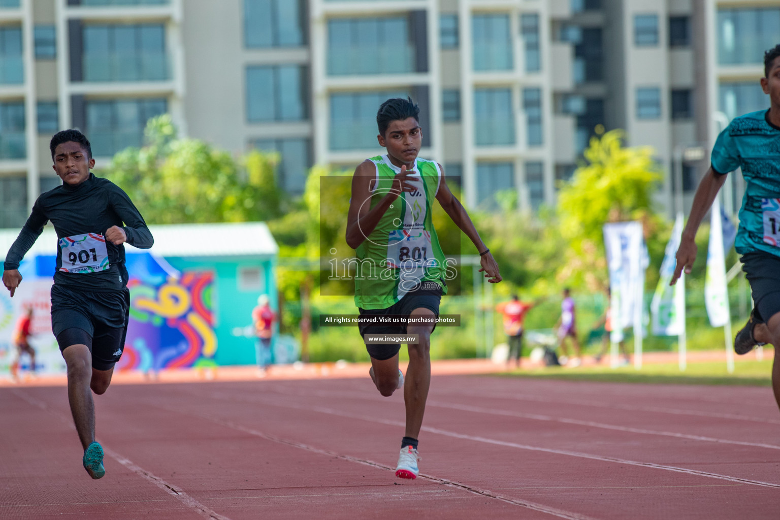 Day two of Inter School Athletics Championship 2023 was held at Hulhumale' Running Track at Hulhumale', Maldives on Sunday, 15th May 2023. Photos: Nausham Waheed / images.mv