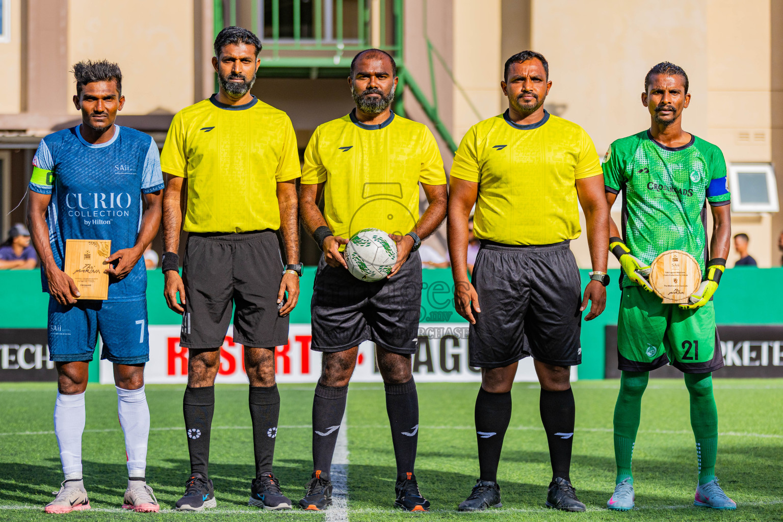 The Marina vs SAII Lagoon in Resort League 2025 (South Male Zone) day 11 was held on Thursday, 9th October 2025 in Crossroads's Maldives, Photos: Areef Adam / images.mv