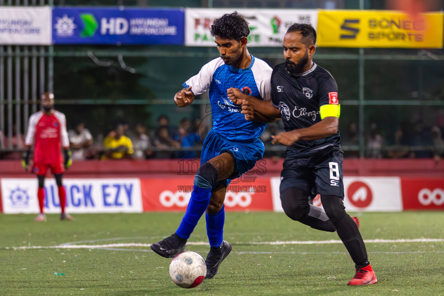 M Veyvah vs M Mulah in Day 22 of Golden Futsal Challenge 2024 was held on Monday , 5th February 2024 in Hulhumale', Maldives
Photos: Ismail Thoriq / images.mv