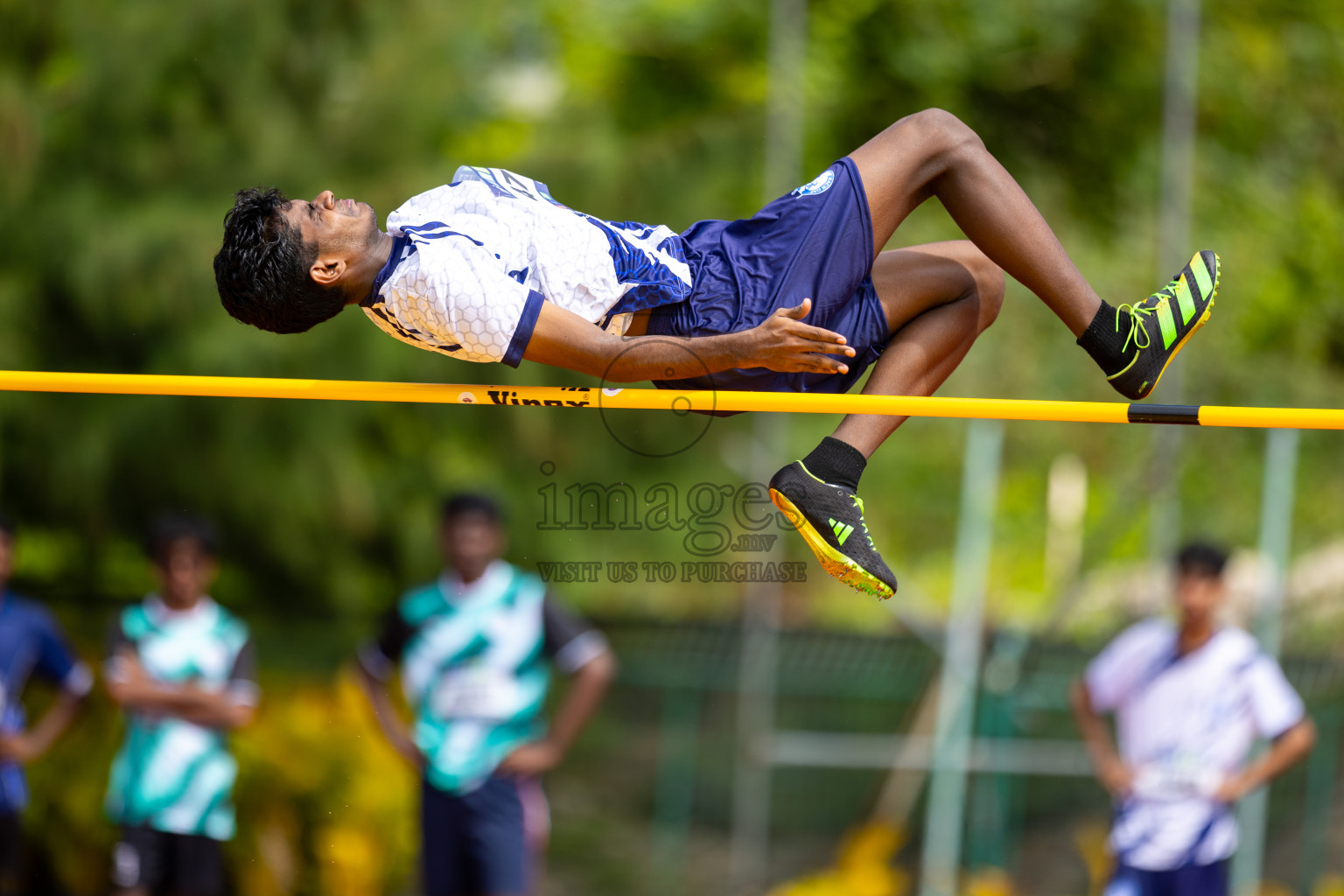 Day 1 of MWSC Interschool Athletics Championships 2024 held in Hulhumale Running Track, Hulhumale, Maldives on Saturday, 9th November 2024. 
Photos by: Ismail Thoriq / images.mv