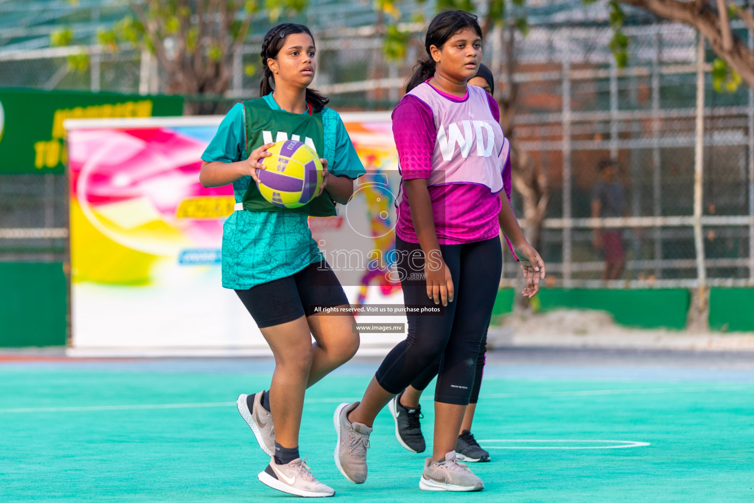 Junior Netball Championship 2022 - Under 14 Final U14 final of Junior Netball Championship 2022 held in Male', Maldives on Friday, 18th March 2022. Photos by Ismail Thoriq