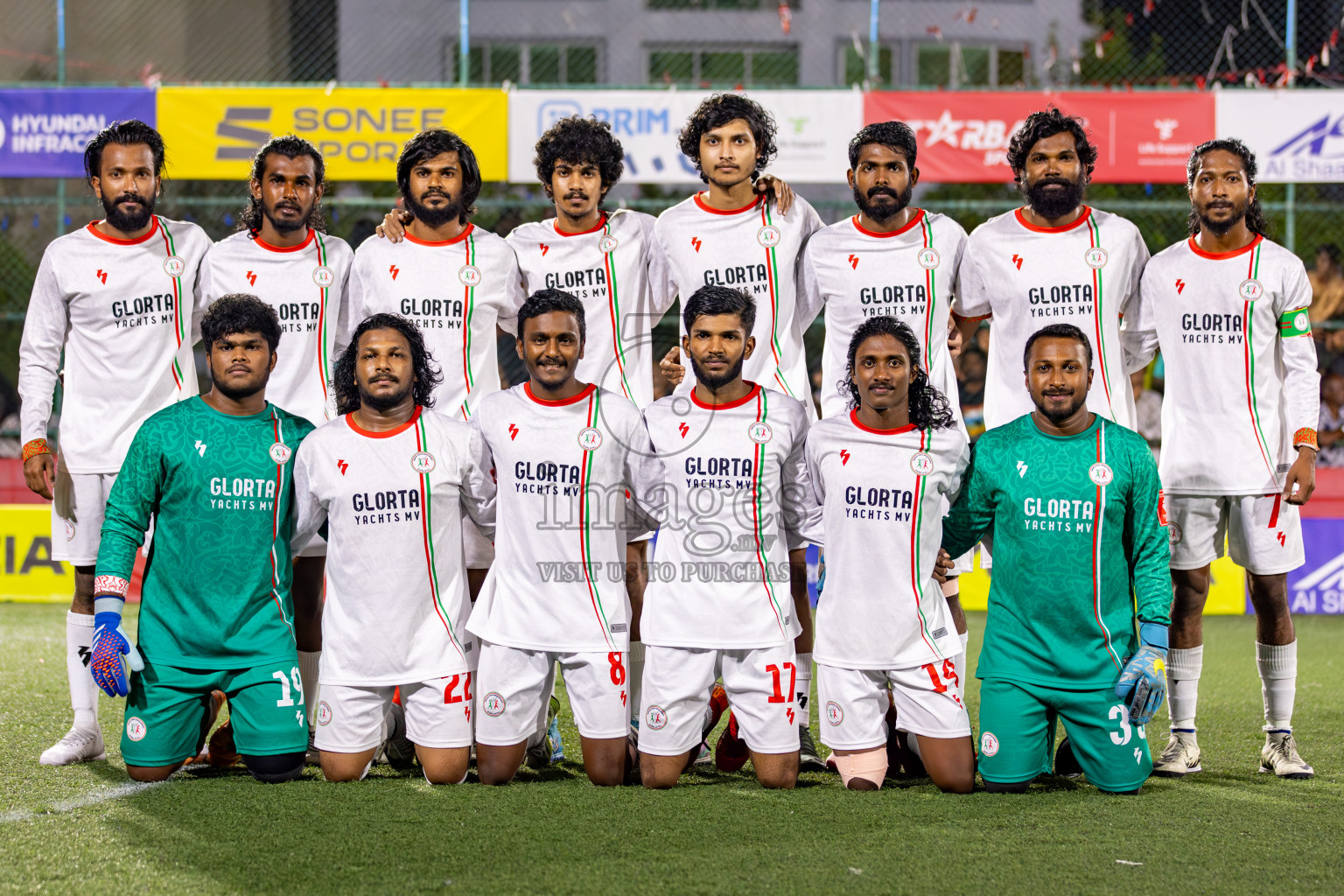 L. Isdhoo VS L. Gan on Day 33 of Golden Futsal Challenge 2024, held on Sunday, 18th February 2024, in Hulhumale', Maldives Photos: Hassan Simah / images.mv