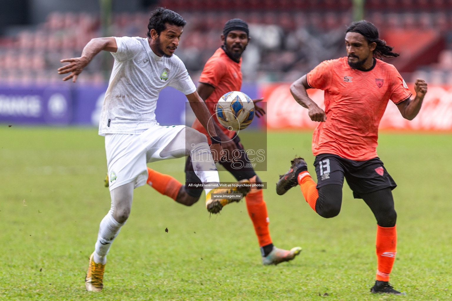 Club Green Streets vs Club Eagles in Ooredoo Dhivehi Premier League 2021/22 on 21st July 2022, held in National Football Stadium, Male', Maldives Photos: Ismail Thoriq/ Images mv