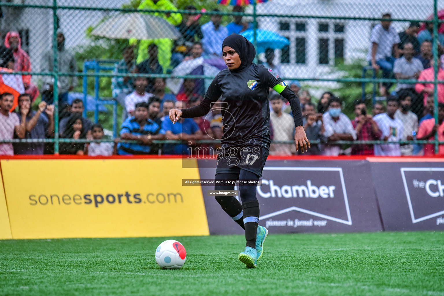 DSC vs Club MYS in Eighteen Thirty Women's Futsal Fiesta 2022 was held in Hulhumale', Maldives on Friday, 14th October 2022. Photos: Nausham Waheed / images.mv