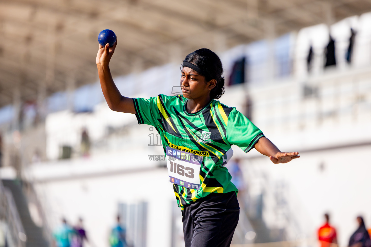 Day 4 of MWSC Interschool Athletics Championships 2024 held in Hulhumale Running Track, Hulhumale, Maldives on Tuesday, 12th November 2024. Photos by: Nausham Waheed / Images.mv