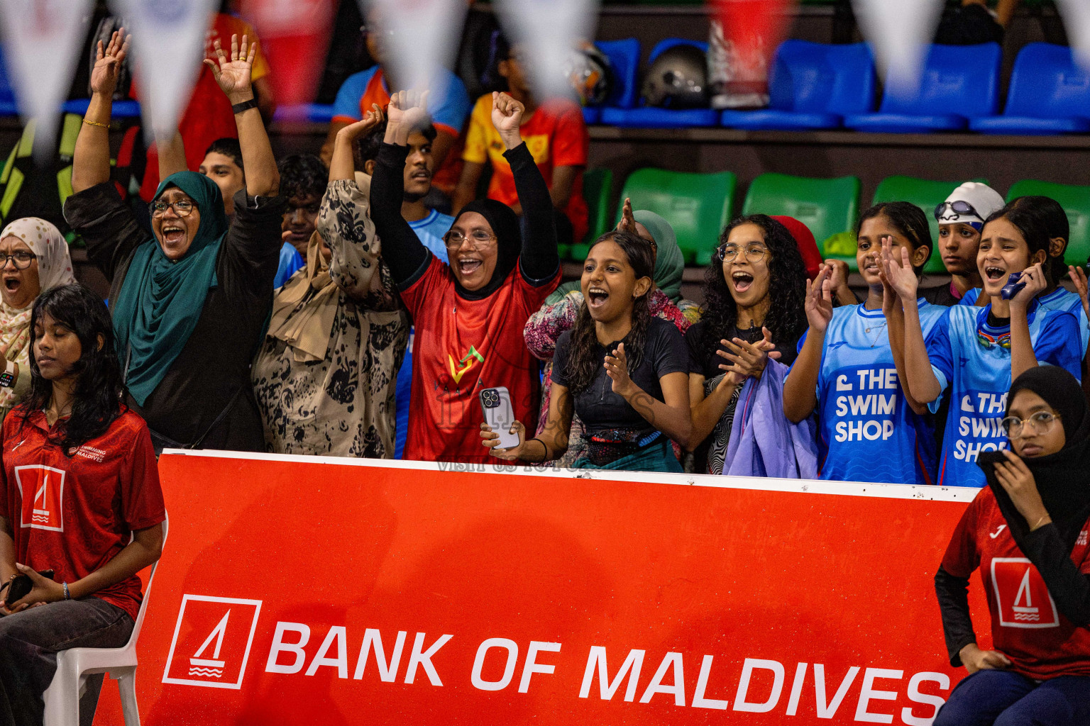 Day 4 of National Swimming Championship 2024 held in Hulhumale', Maldives on Monday, 16th December 2024. Photos: Hassan Simah / images.mv