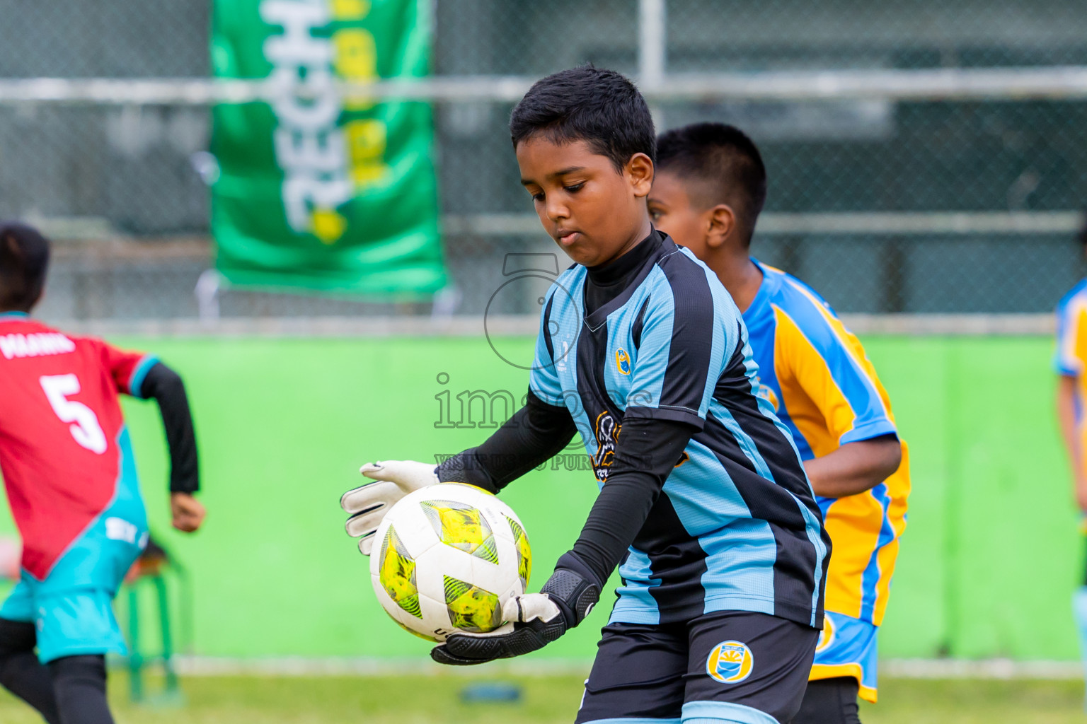 Day 1 of MILO Academy Championship 2025 (U-12) was held at Henveiru Stadium in Male', Maldives on Thursday, 1st May 2025. Photos: Nausham Waheed / images.mv