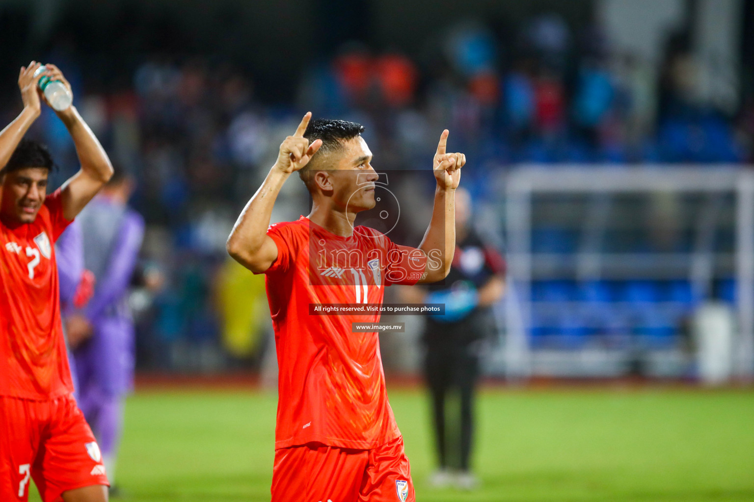 Nepal vs India in SAFF Championship 2023 held in Sree Kanteerava Stadium, Bengaluru, India, on Saturday, 24th June 2023. Photos: Nausham Waheed / images.mv