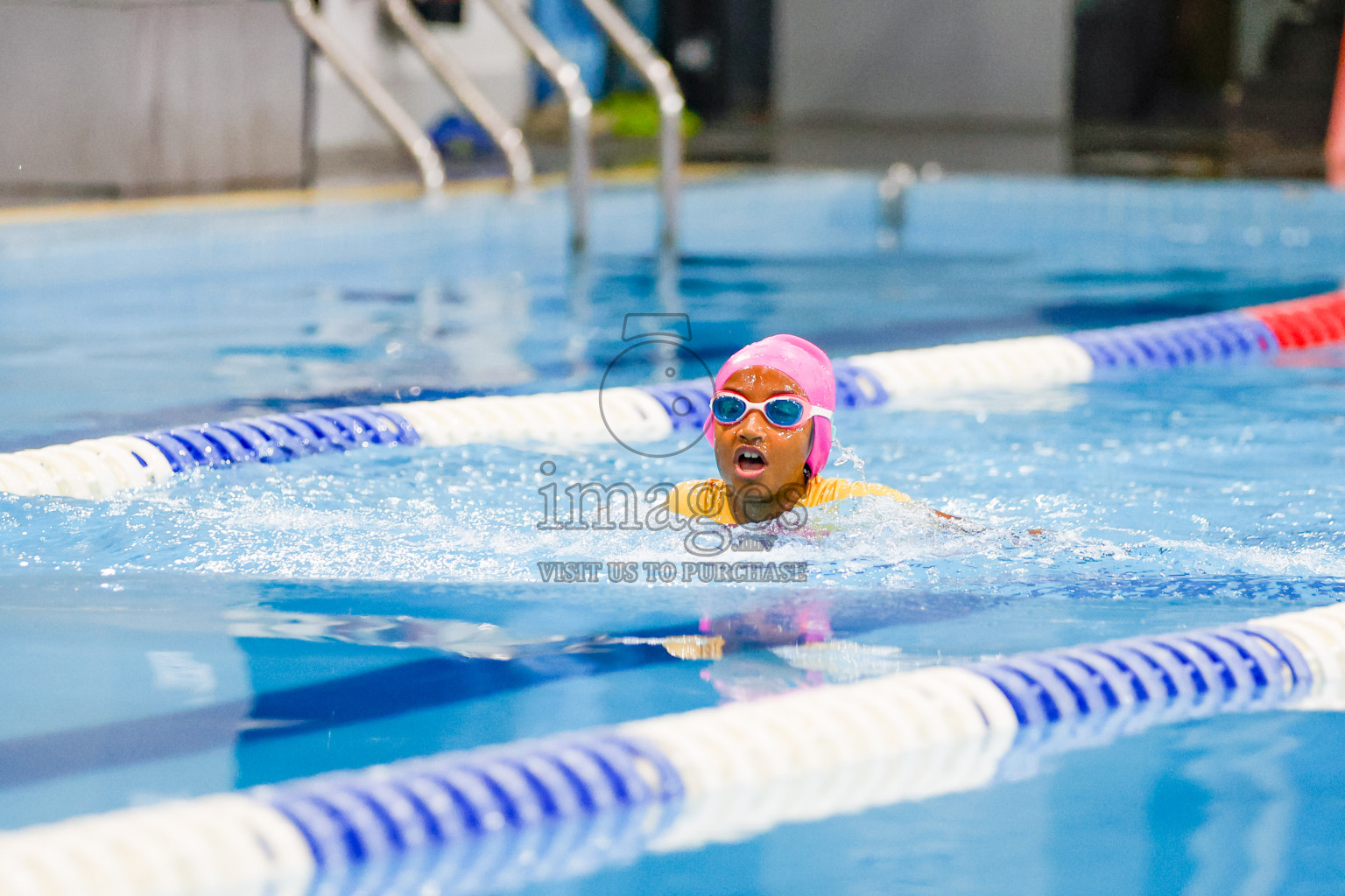 Day 1 of BML 6th National Kids Swimming Kids Festival 2025 held in Hulhumale', Maldives on Monday, 3rd November 2024. Photos: Hassan Simah / images.mv