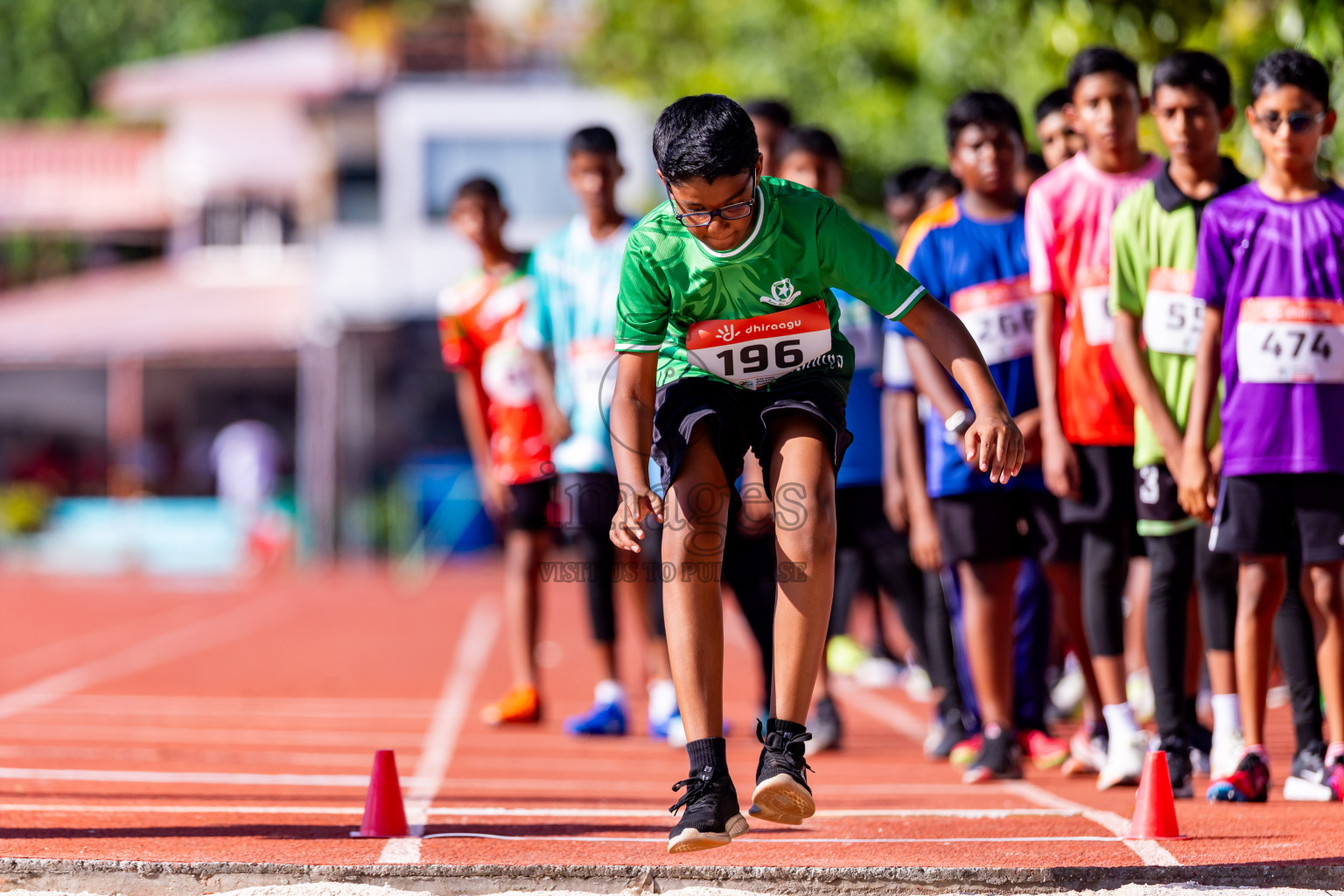 Day 1 of Inter-school Athletics Championship 2025 held in Ekuveni Synthetic Track, Male', Maldives on Monday, 06th October 2025. Photos by: Nausham Waheed / Images.mv