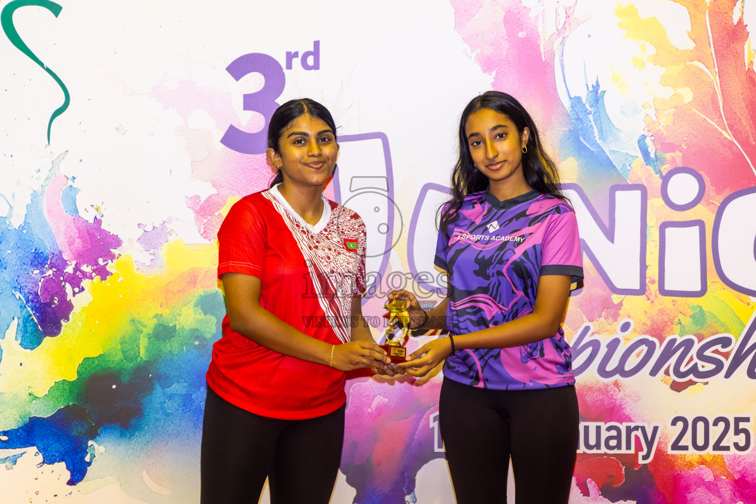Closing ceremony of 3rd Netball Junior Championship, held at Social Center on Saturday, 25th January 2025 . Photos: Nausham Waheed / images.mv