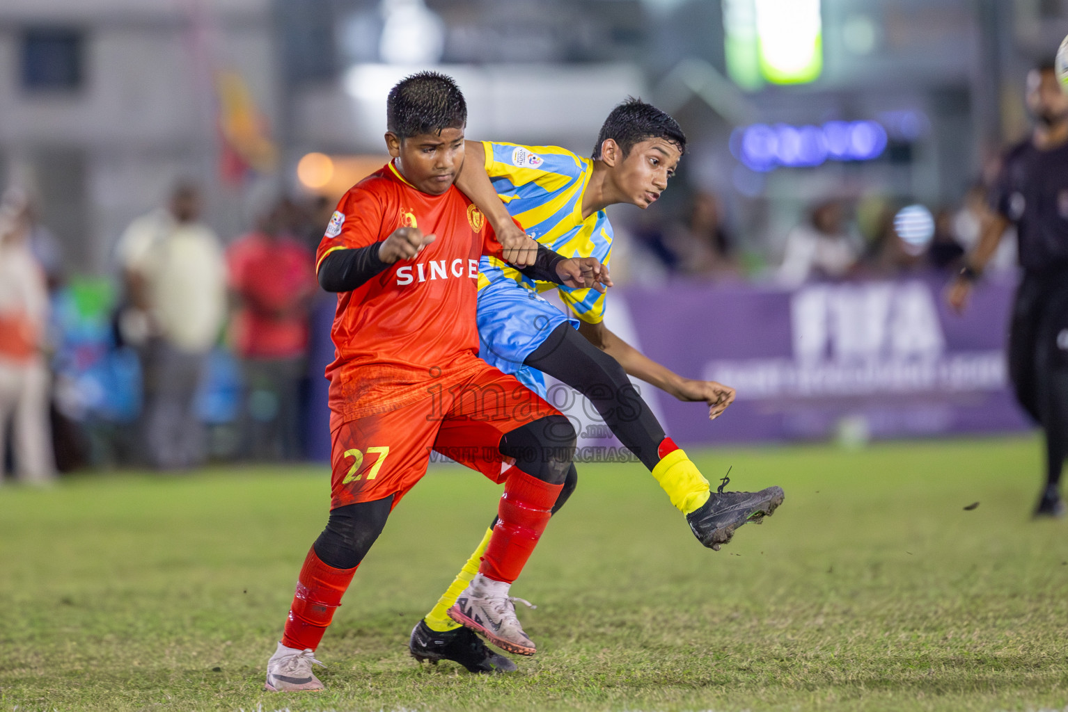 Dhivehi Youth League 2024 - Day 1. Matches held at Henveiru Stadium on 21st November 2024 , Thursday. Photos: Shuu Abdul Sattar/ Images.mv