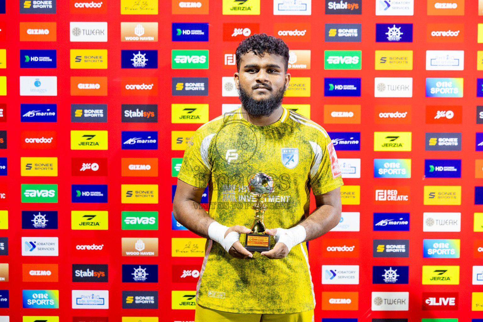 V Keyodhoo vs AA Mathiveri in zone round on Day 32 of Golden Futsal Challenge 2025 was held on Wednesday , 5th February 2025, in Hulhumale', Maldives. Photos: Nausham Waheed / images.mv
