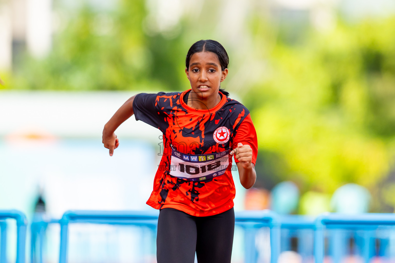 Day 4 of MWSC Interschool Athletics Championships 2024 held in Hulhumale Running Track, Hulhumale, Maldives on Tuesday, 12th November 2024. Photos by: Nausham Waheed / Images.mv