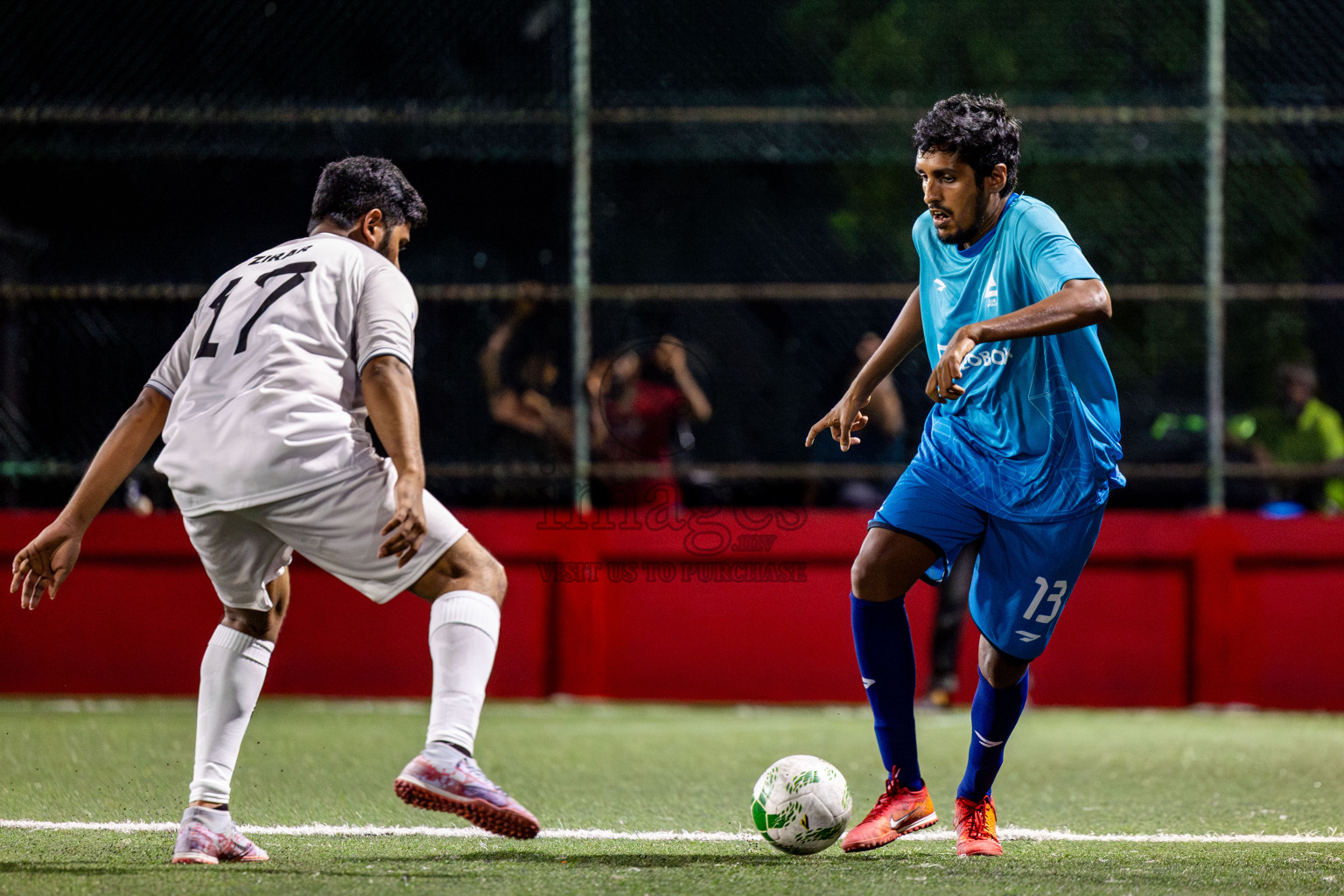 Silver Sands vs Club Apollo in Day 8 of Office League 2025 was held on Wednesday, 23rd April 2025 in Hulhumale', Maldives. Photos: Nausham Waheed  / images.mv