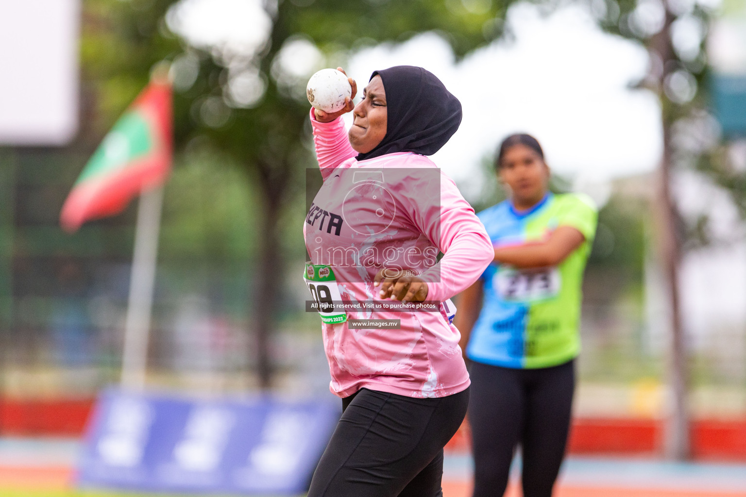 Day 2 of National Athletics Championship 2023 was held in Ekuveni Track at Male', Maldives on Friday, 24th November 2023. Photos: Nausham Waheed / images.mv