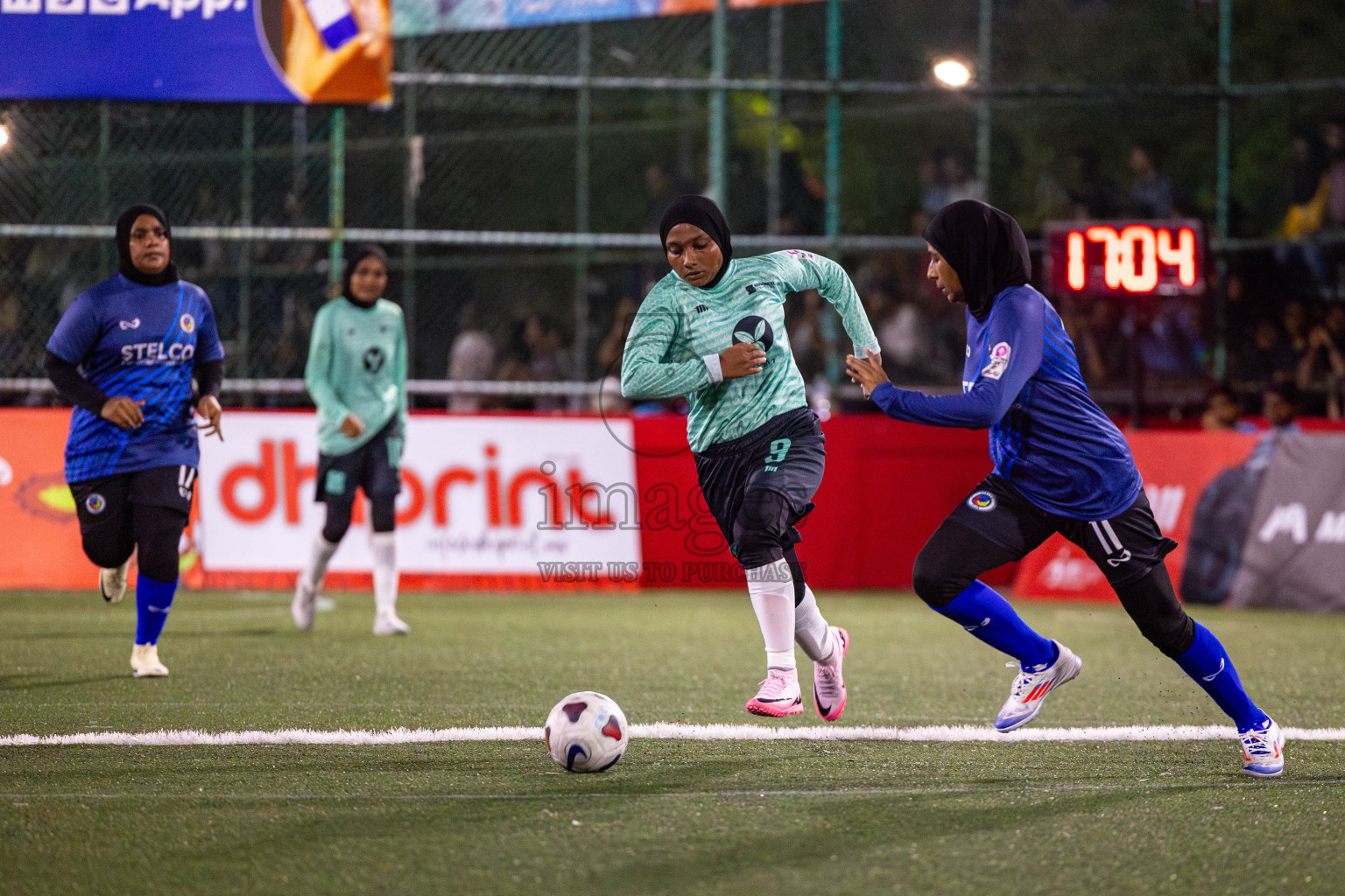 STELCO RECREATION CLUB vs TEAM DHARUMAVANTHA in Eighteen Thirty 2024 held in Rehendi Futsal Ground, Hulhumale', Maldives on Thursday, 5th September 2024. 
Photos: Hassan Simah / images.mv