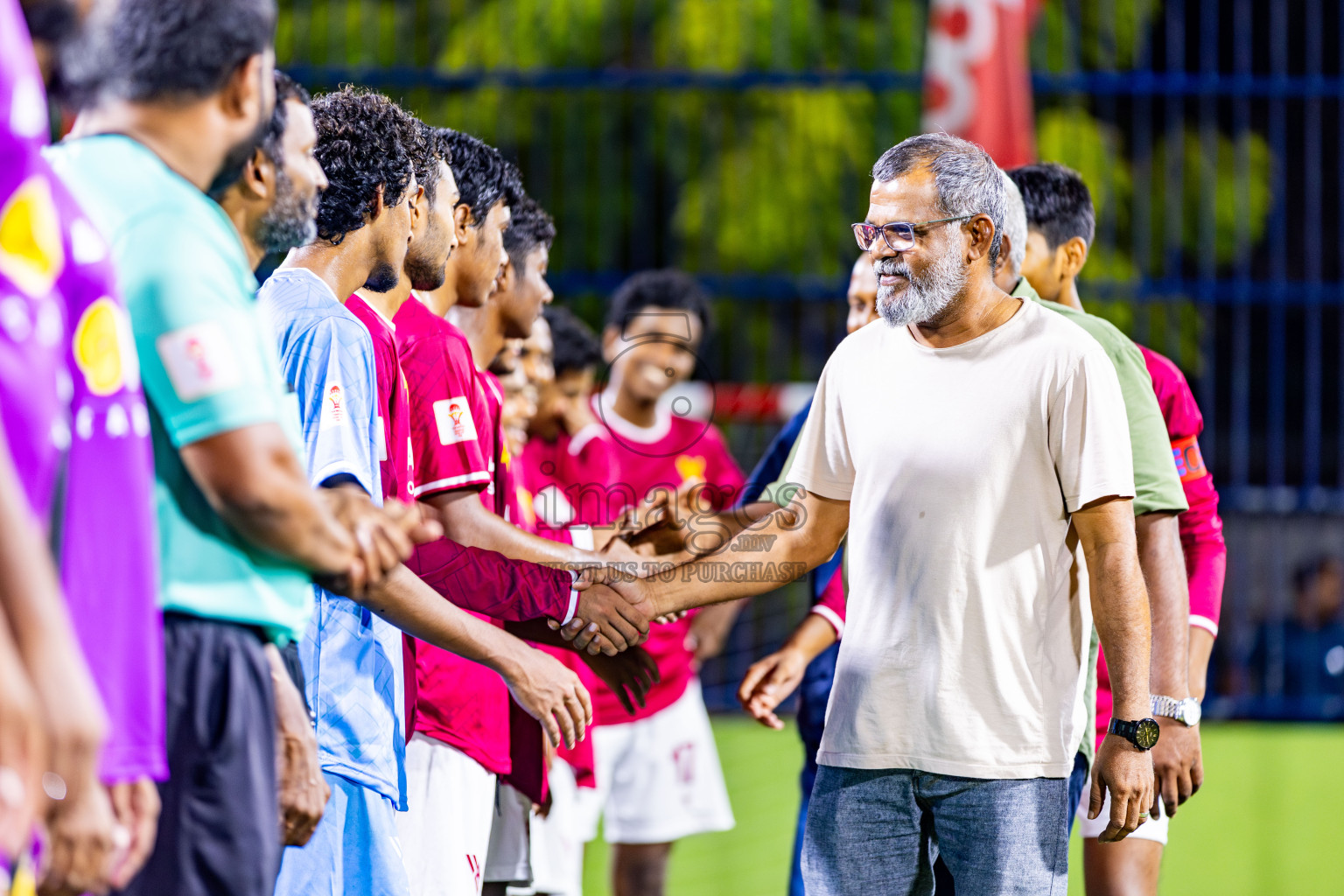 V Vela vs Cable Brothers in Day 5 of Eydhafushi Futsal Cup 2024 was held on Friday, 12th April 2024, in B Eydhafushi, Maldives Photos: Nausham Waheed / images.mv