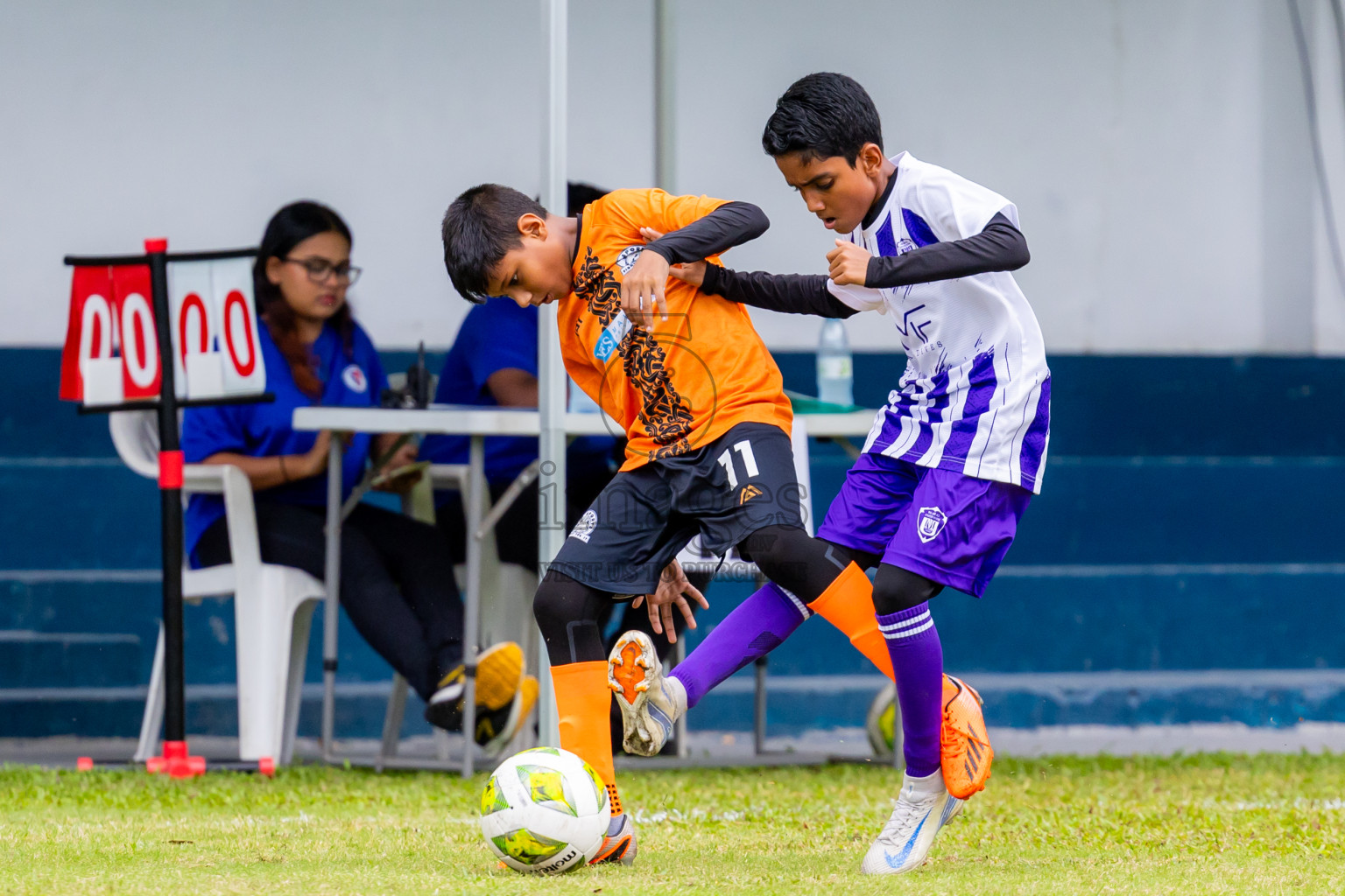 Day 1 of MILO Academy Championship 2025 (U-12) was held at Henveiru Stadium in Male', Maldives on Thursday, 1st May 2025. Photos: Nausham Waheed / images.mv