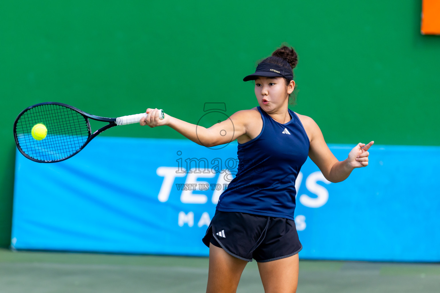 Day 2 of ATF Maldives Junior Open Tennis was held in Male' Tennis Court, Male', Maldives on Tuesday, 10th December 2024. Photos: Nausham Waheed / images.mv