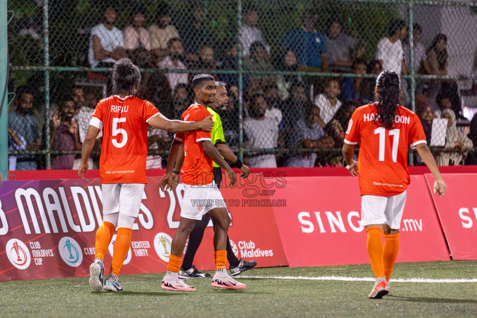 Club Immigration vs Dhiraagu
 in Club Maldives Cup 2024 held in Rehendi Futsal Ground, Hulhumale', Maldives on Tuesday, 24th September 2024. 
Photos: Hassan Simah / images.mv