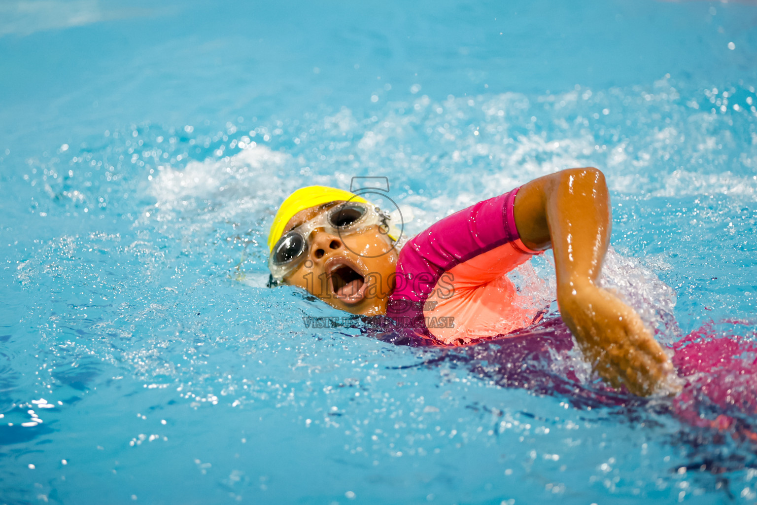 Day 4 of BML 6th National Kids Swimming Kids Festival 2025 held in Hulhumale', Maldives on Thursday, 6th November 2024. 
Photos: Hassan Simah / images.mv