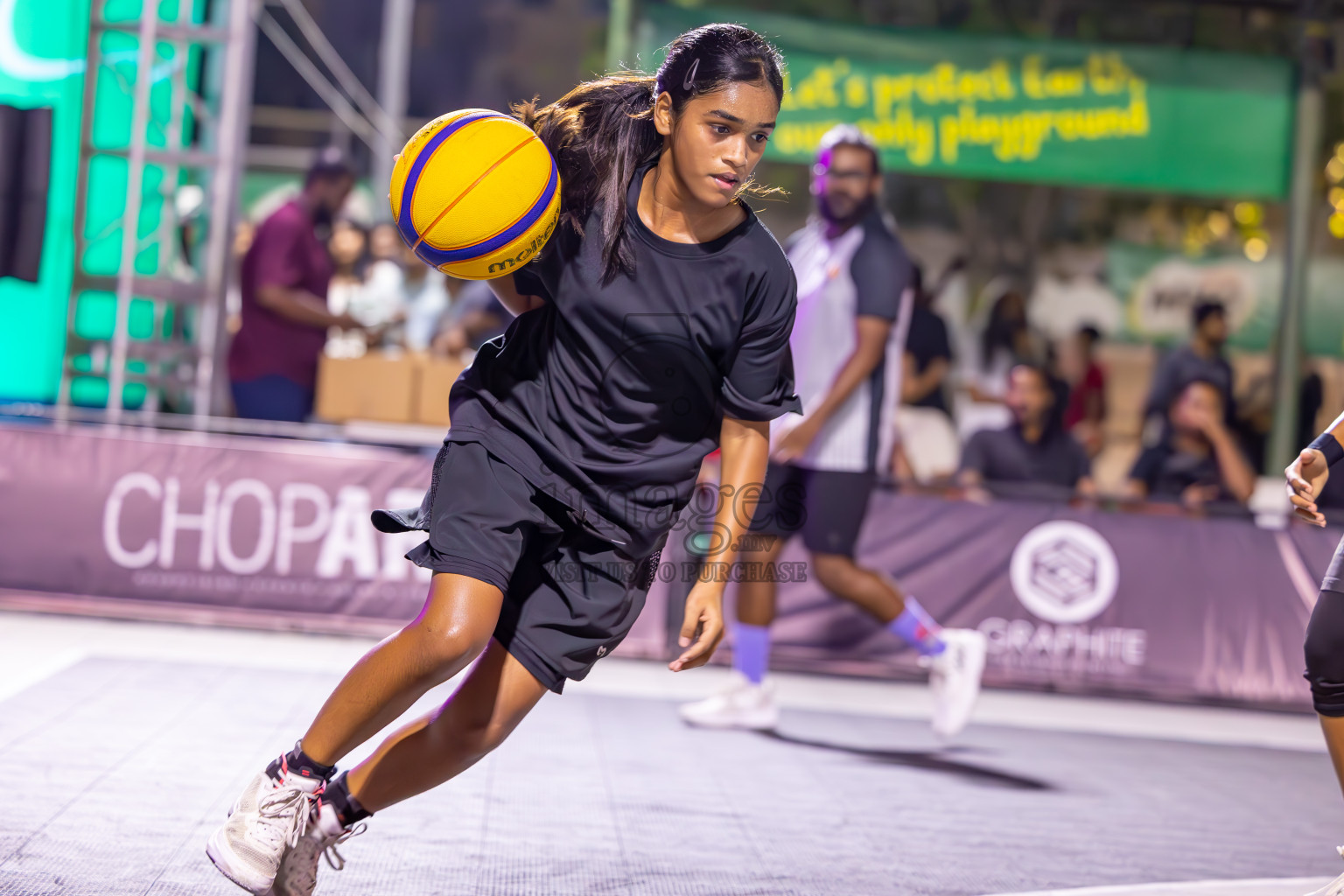 Final Day of MILO Ramadan 3x3 Challenge 2024 was held in Ekuveni Outdoor Basketball Court at Male', Maldives on Tuesday, 19th March 2024.
Photos: Ismail Thoriq / images.mv