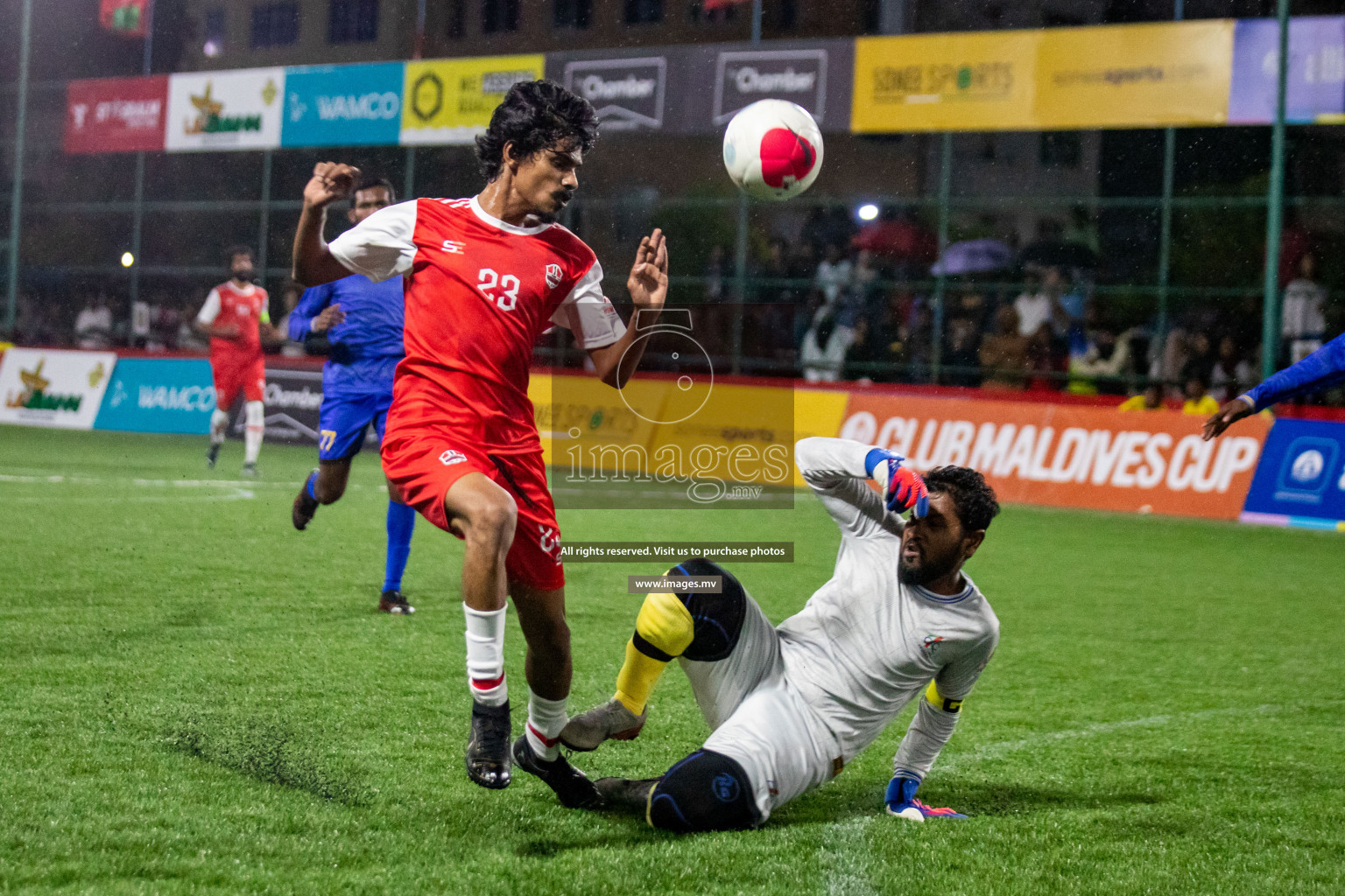 Customs RC vs Club Aasandha in Club Maldives Cup 2022 was held in Hulhumale', Maldives on Saturday, 15th October 2022. Photos: Hassan Simah/ images.mv