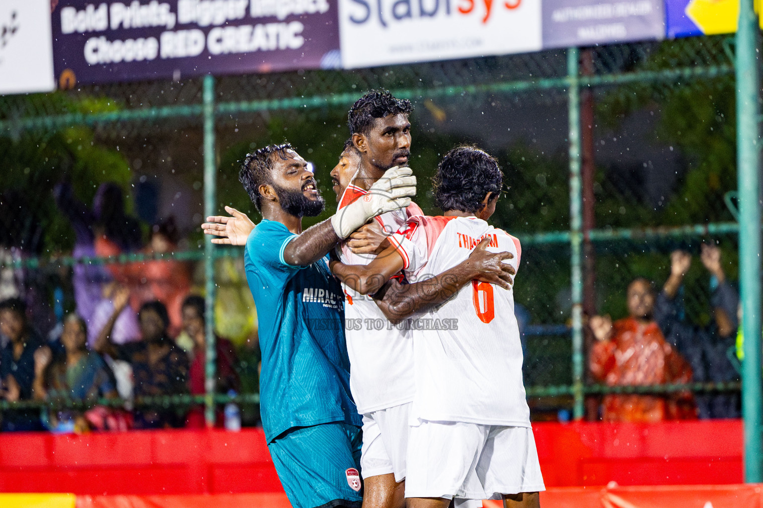 Sh Lhaimagu VS Sh Goidhoo in Day 6 of Golden Futsal Challenge 2025 on Friday, 6th January 2025, in Hulhumale', Maldives Photos: Nausham Waheed / images.mv