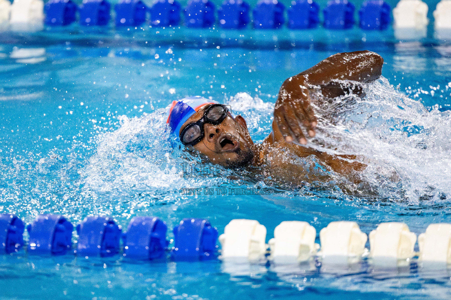 Day 5 of National Swimming Competition 2024 held in Hulhumale', Maldives on Tuesday, 17th December 2024. Photos: Hassan Simah / images.mv