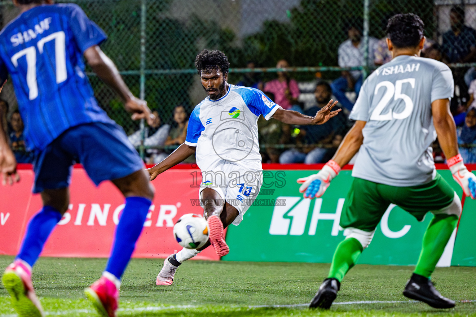 CLUB FEN vs TEAM ALLIED in Club Maldives Cup 2024 held in Rehendi Futsal Ground, Hulhumale', Maldives on Tuesday, 1st October 2024. Photos: Nausham Waheed / images.mv