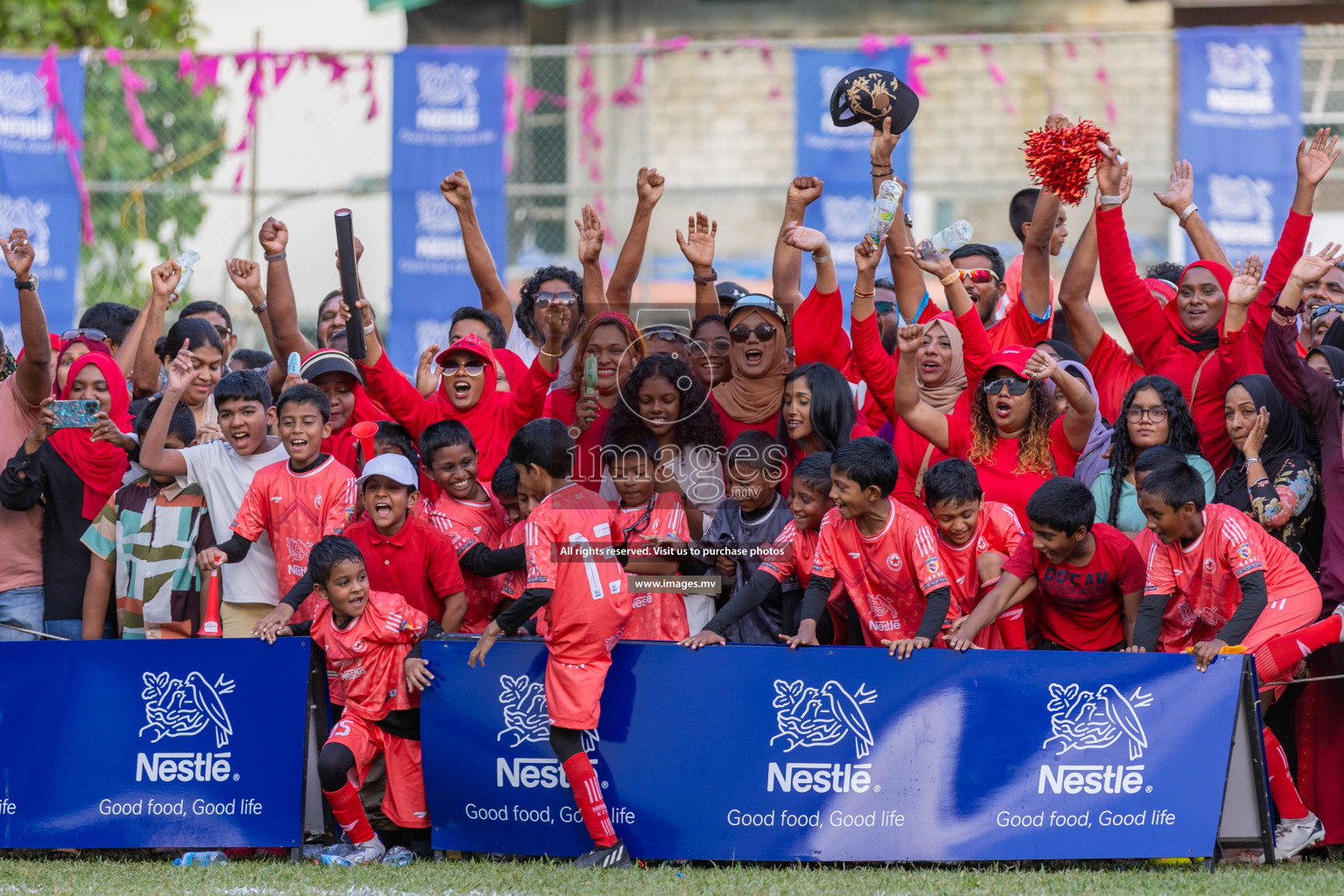 Day 4 of Nestle Kids Football Fiesta, held in Henveyru Football Stadium, Male', Maldives on Saturday, 14th October 2023
Photos: Ismail Thoriq / images.mv