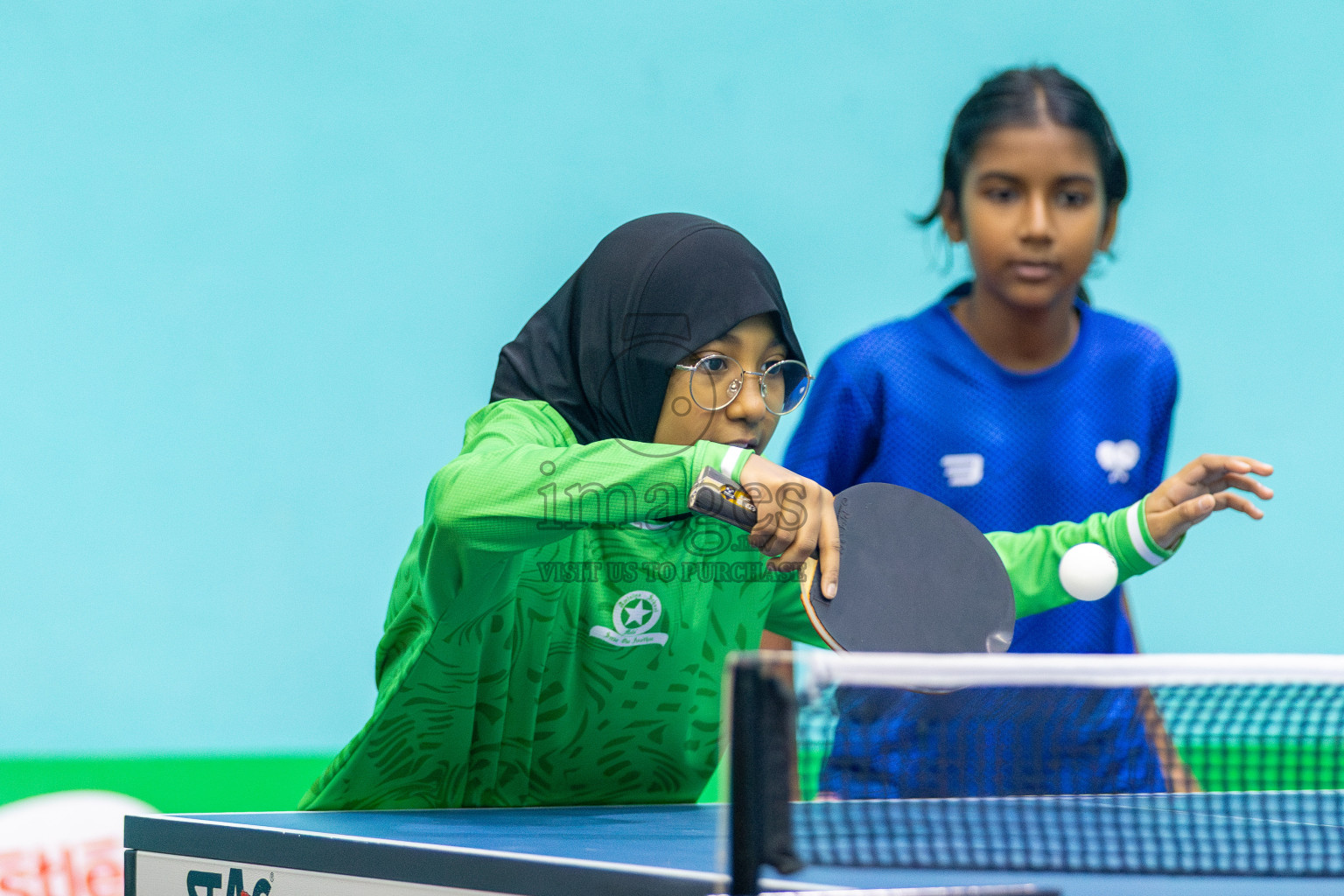 Day 3 of Interschool Table Tennis Tournament 2025 held at Male' TT Hall, Male', Maldives on Saturday, 17th May 2025. Photos By: Mohamed Mahfooz Moosa / images.mv