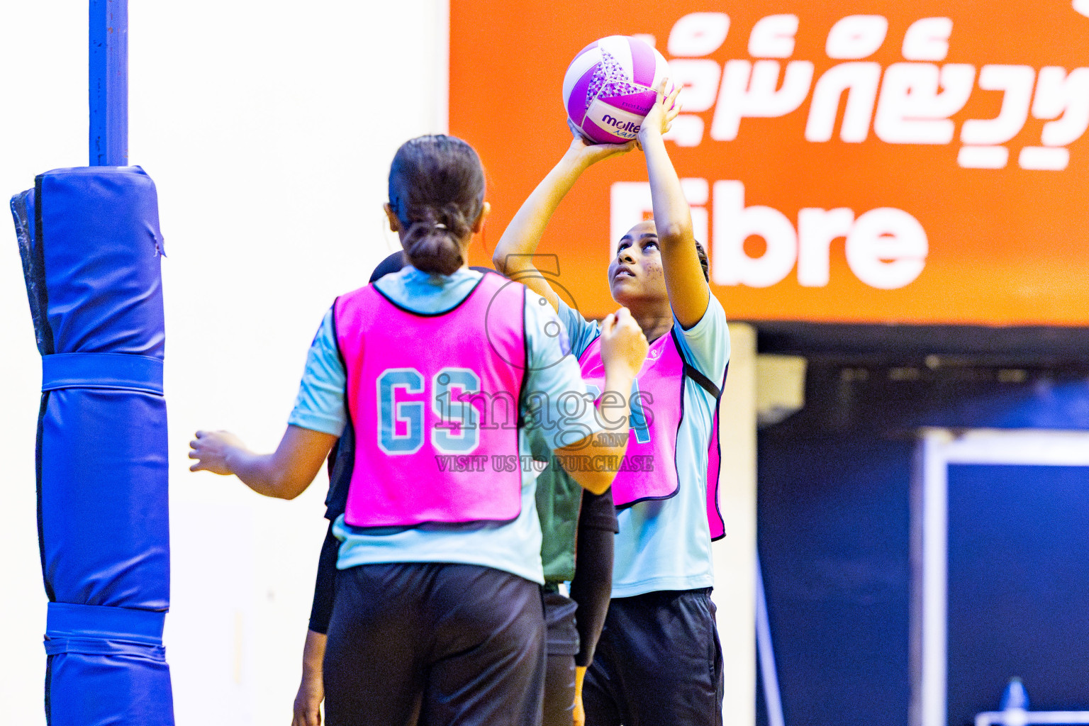 Xenith Sports Club vs MV Netters in Day 10 of National Netball Tournament 2025 held in Social Center at Male', Maldives on Tuesday, 27th May 2025. Photos: Nausham Waheed / images.mv